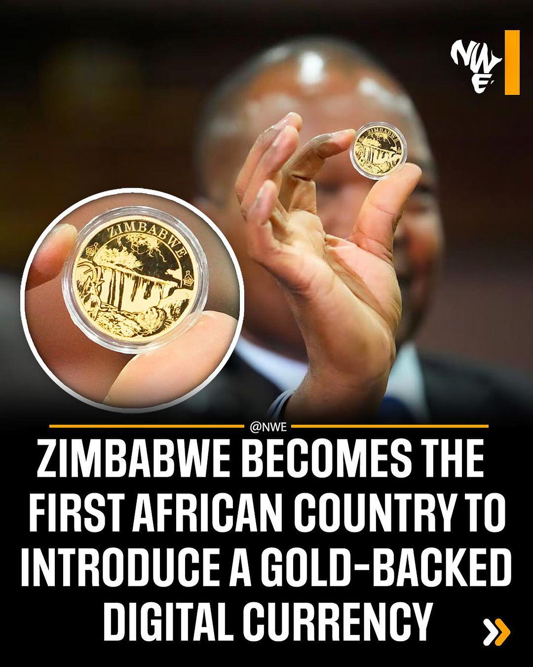 Zimbabwe the first African country to launch the ZiG, a gold