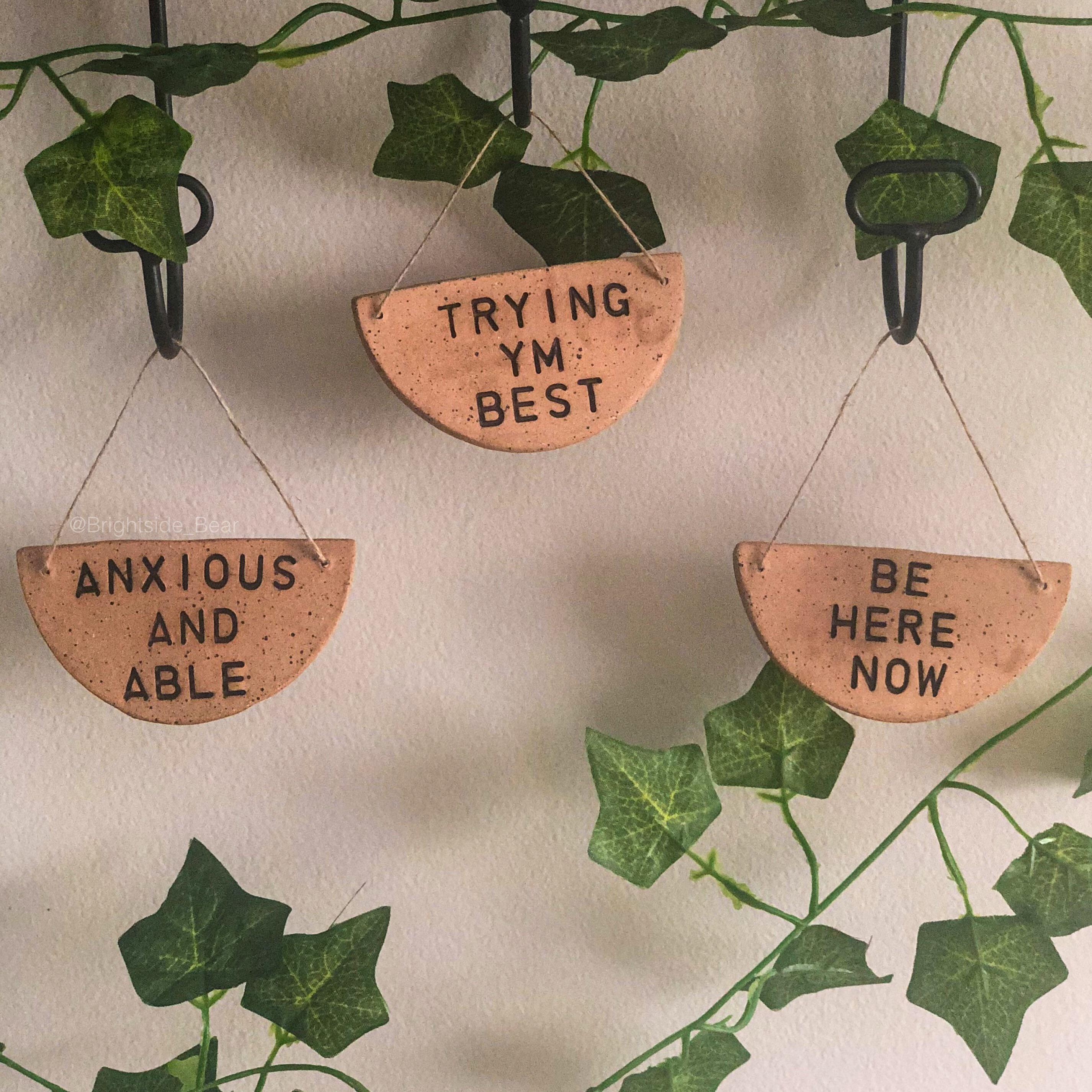 First attempt at inspirational wall hangings. Which one is your