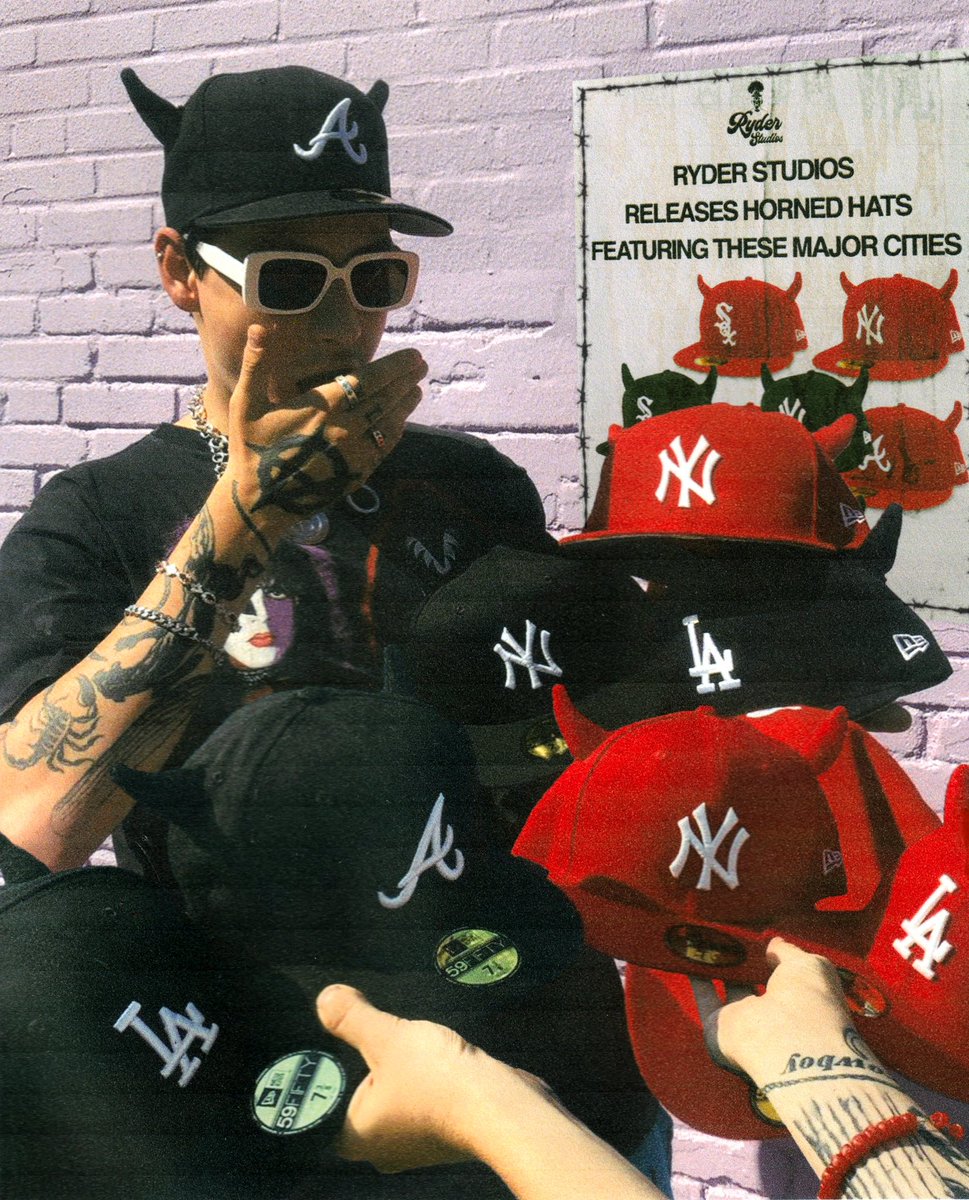 Ryder Studios horned fitted hats r/FashionReps