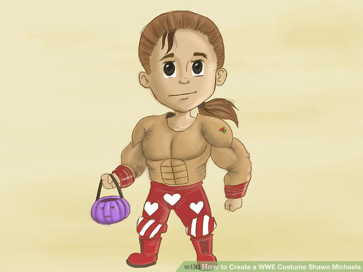 How to Create a WWE Costume Shawn Michaels r/notdisneyvacation