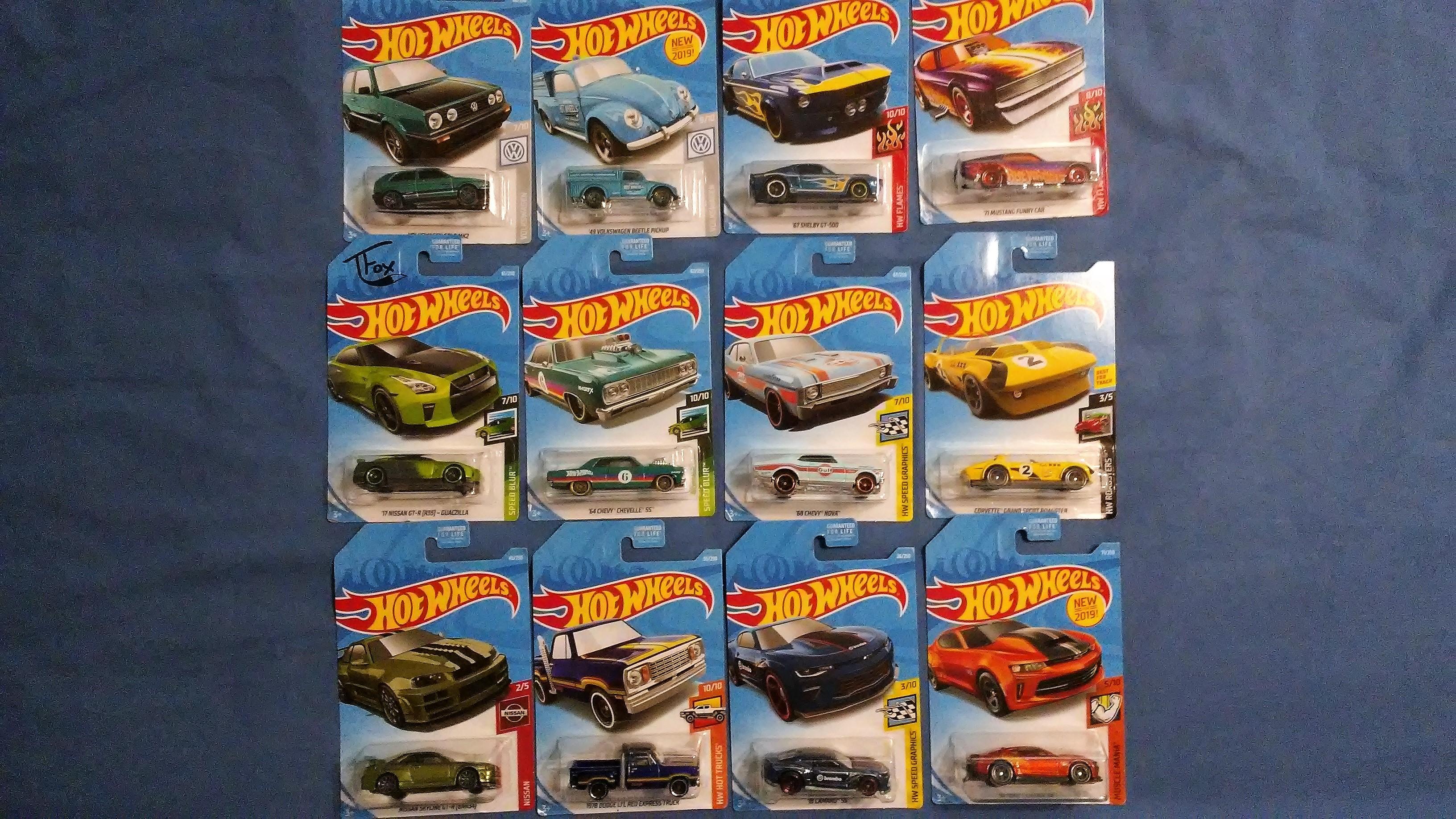Went to Target and bought 12 New Licence Hot Wheels cars and there fine