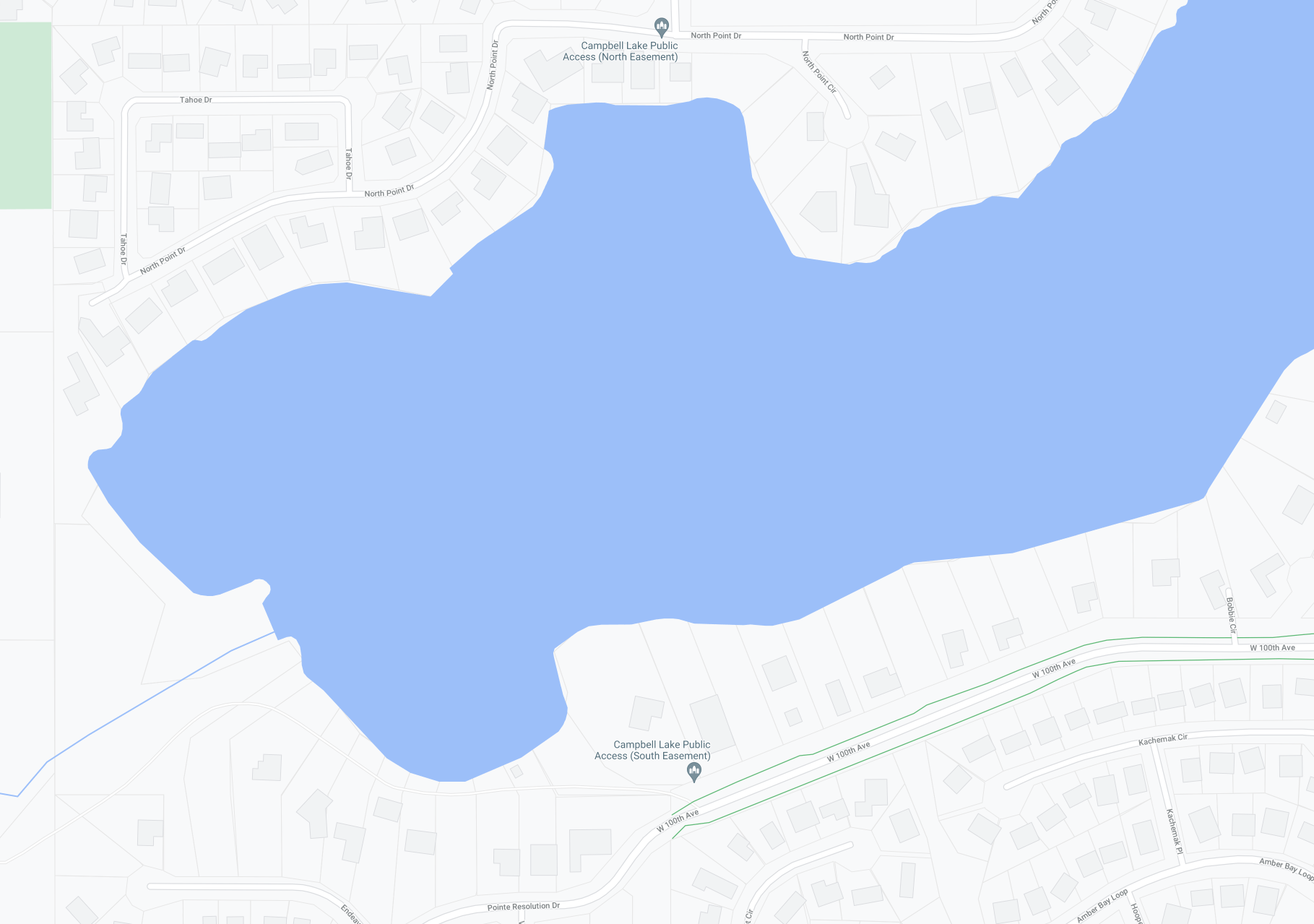 Someone marked the Campbell Lake Easements in Google Maps. r/anchorage