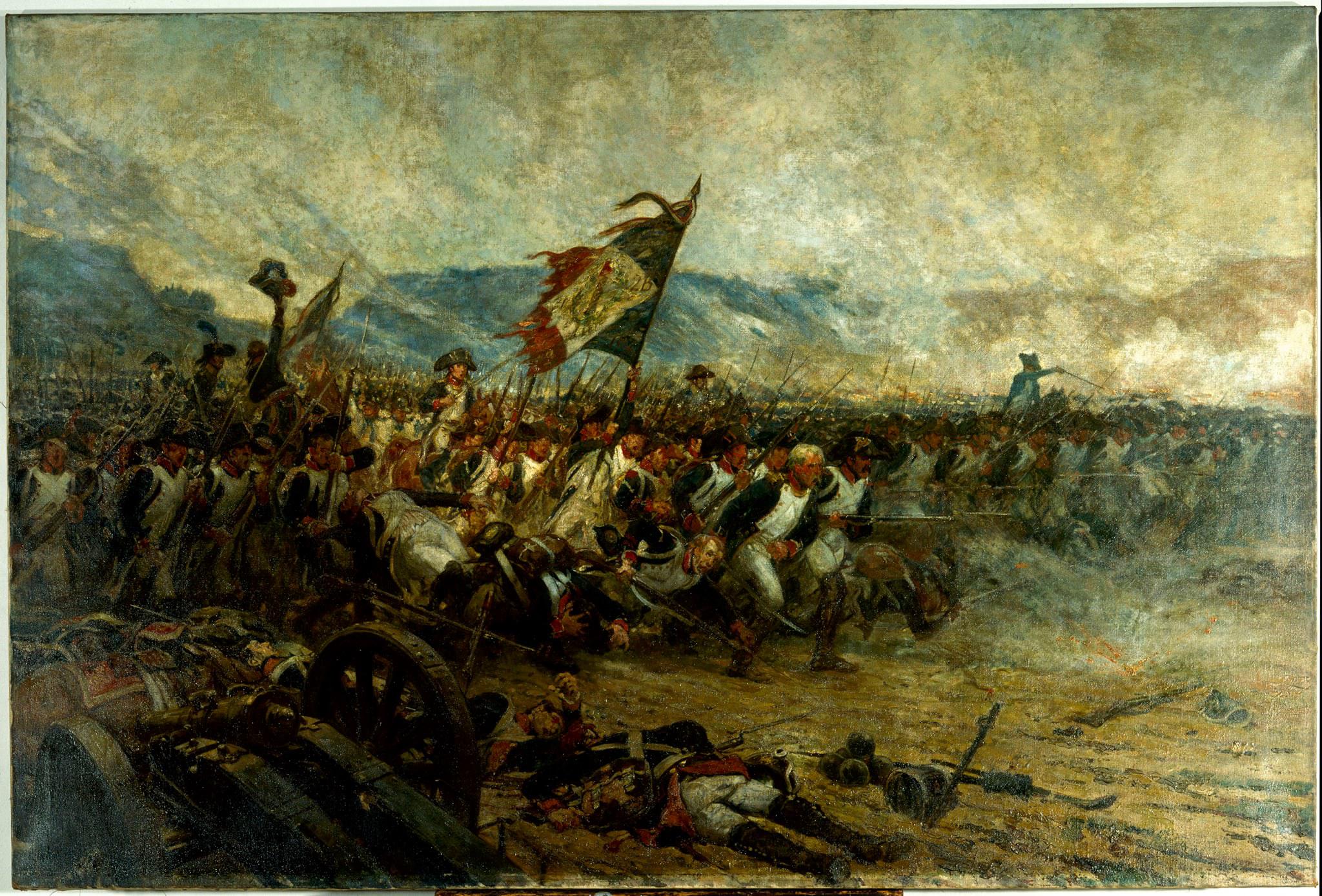 French Victory at Valmy (September 20, 1792) by Pierre Victor Robiquet (1907), [2048×1388] r