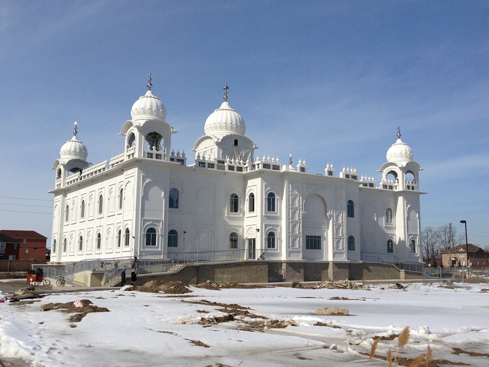 Beautiful Gurdwara in Brampton r/Sikh