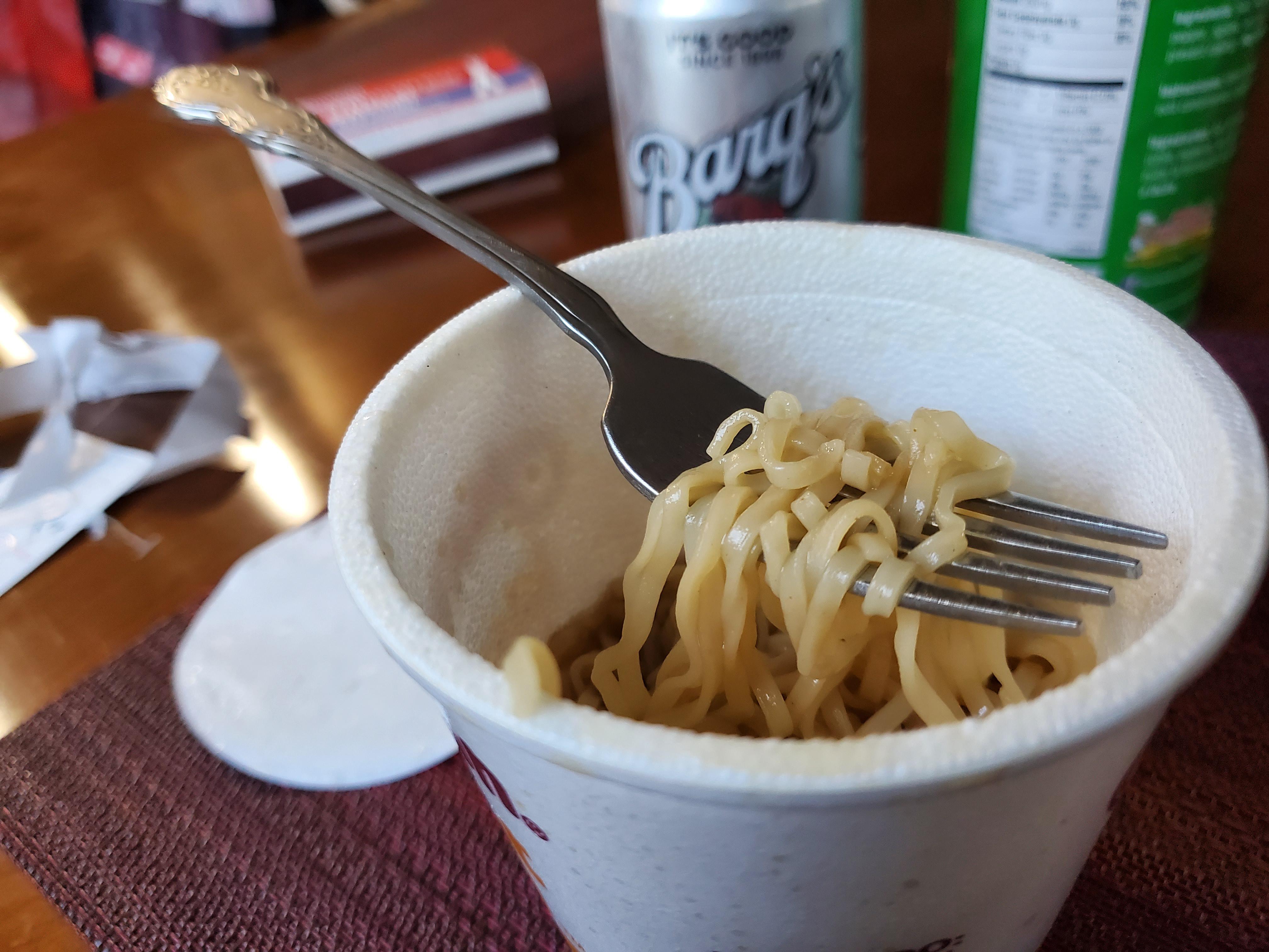 Lost the grip I had on my fork only to drop the fork into perfect