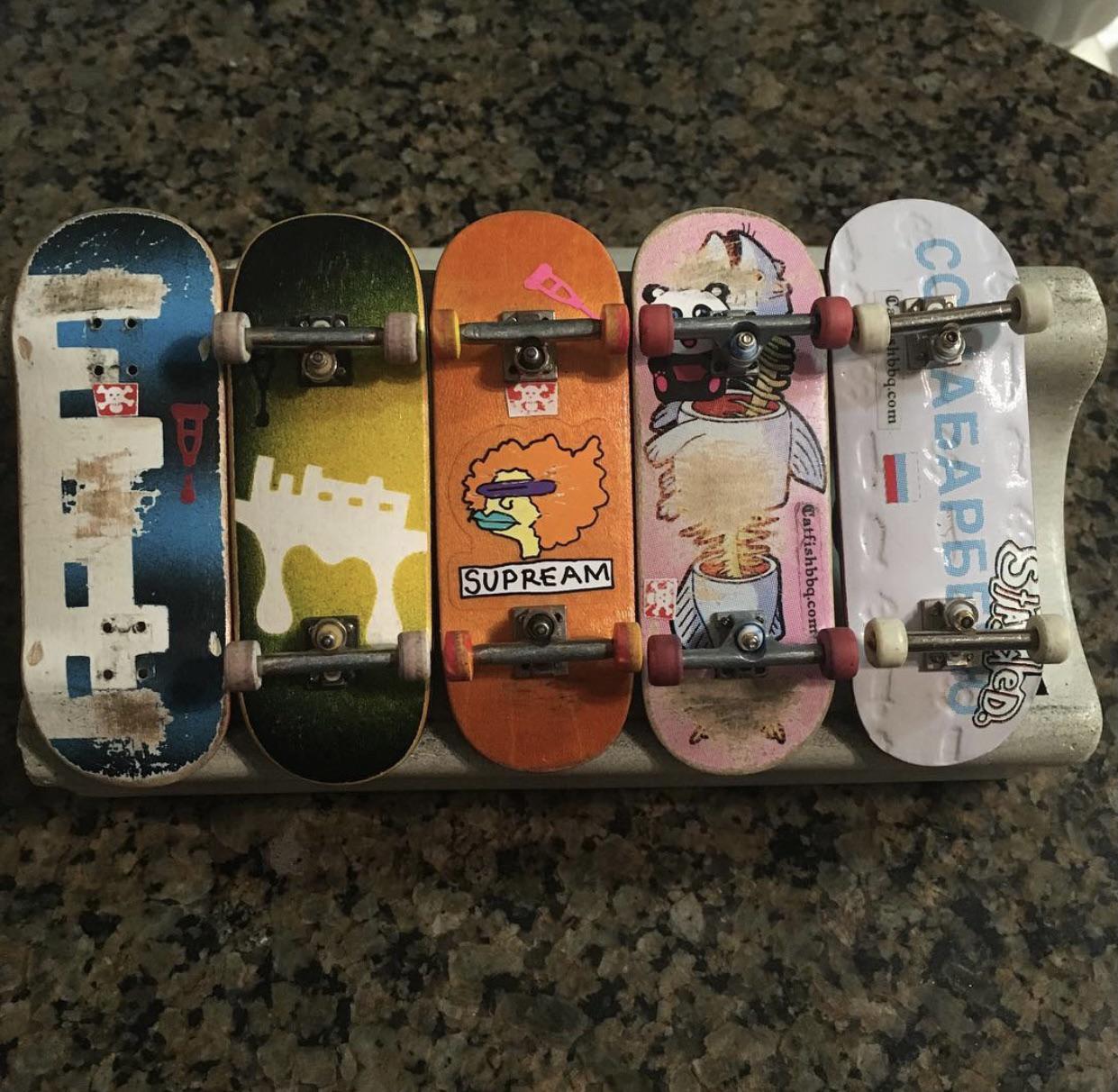 can you tell what my two favorite companies are 😅🤣 r/Fingerboards