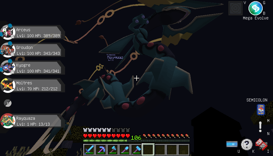 A level 1 ginormous mega rayquaza. r/PixelmonMod