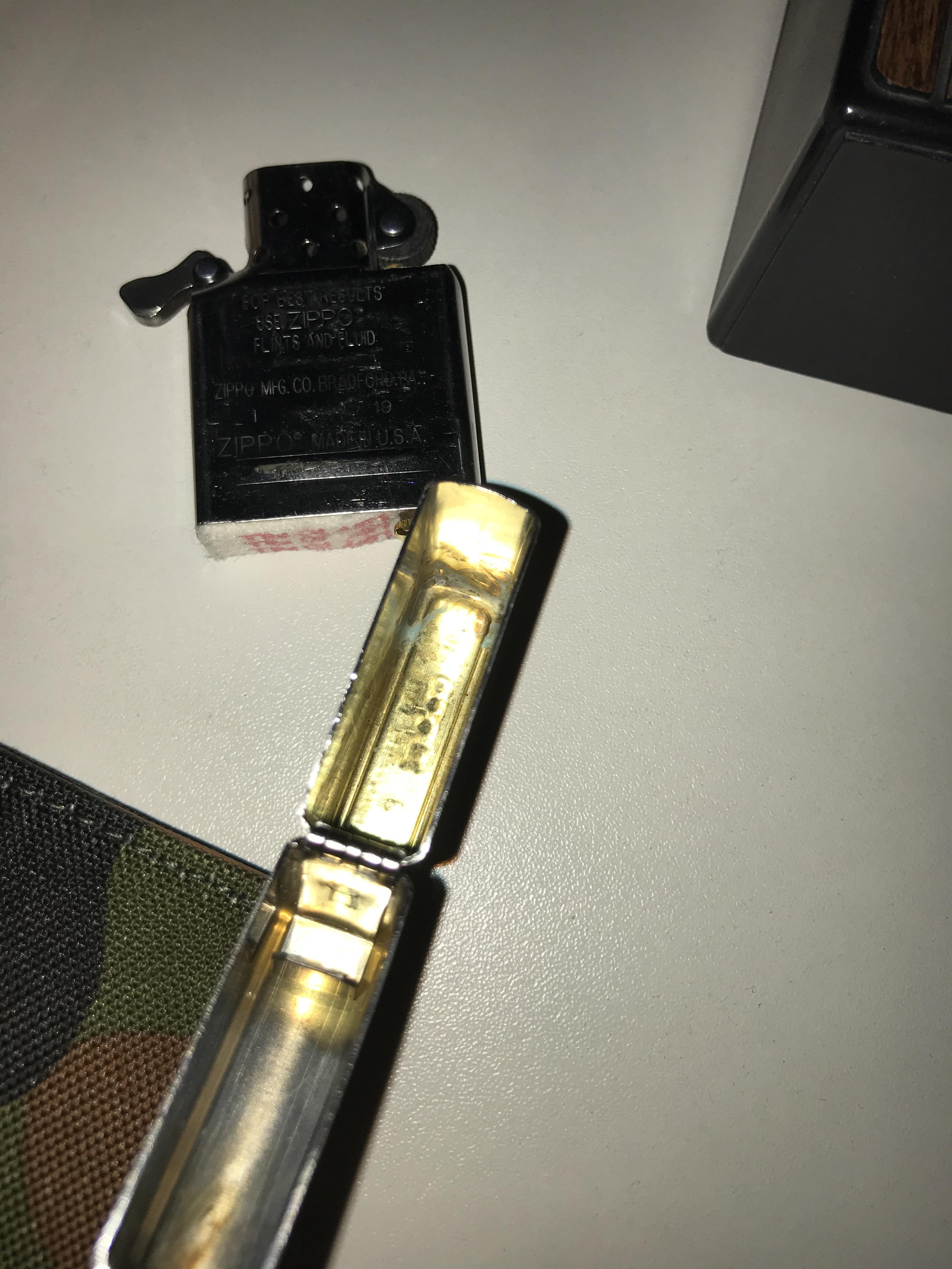 Is this a leak? r/Zippo