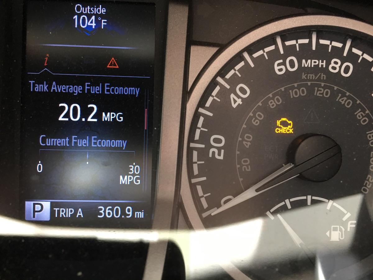 Decent city MPG : r/ToyotaTacoma