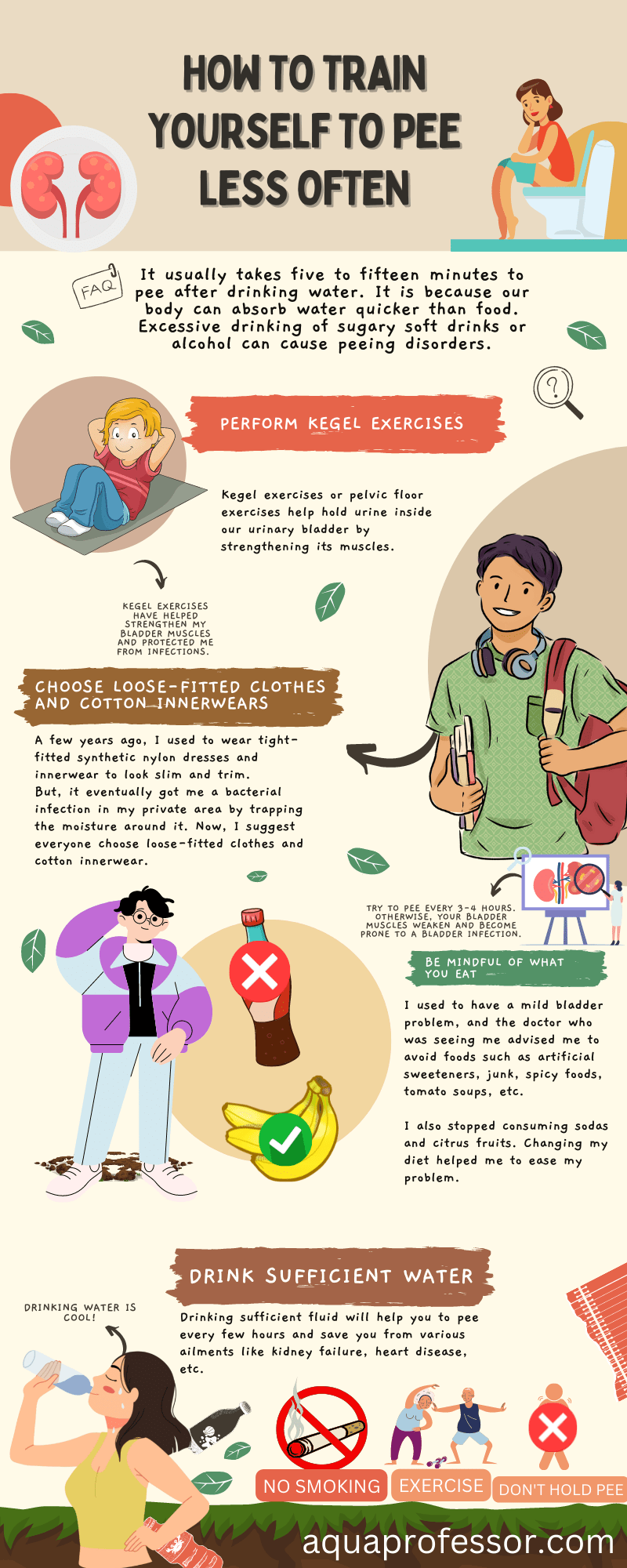 How To Train Yourself To Pee Less Often [Infographic] r/medizzy