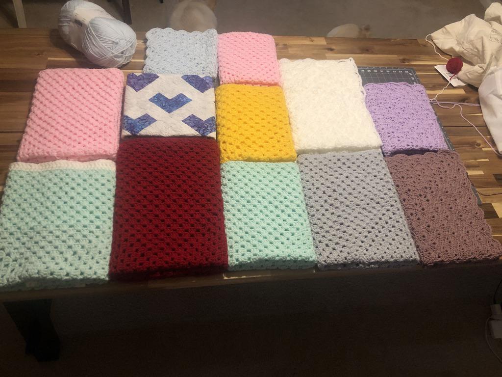 I started crocheting baby size blankets (roughly 30"x30") last year... Any ideas on the best