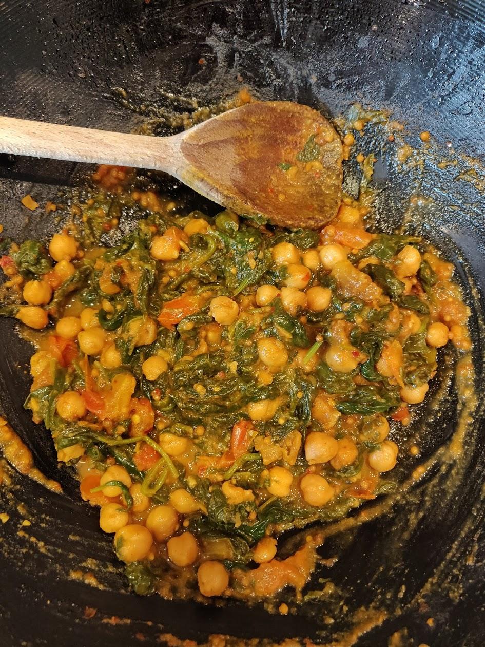 Chana Saag Masala veganrecipes