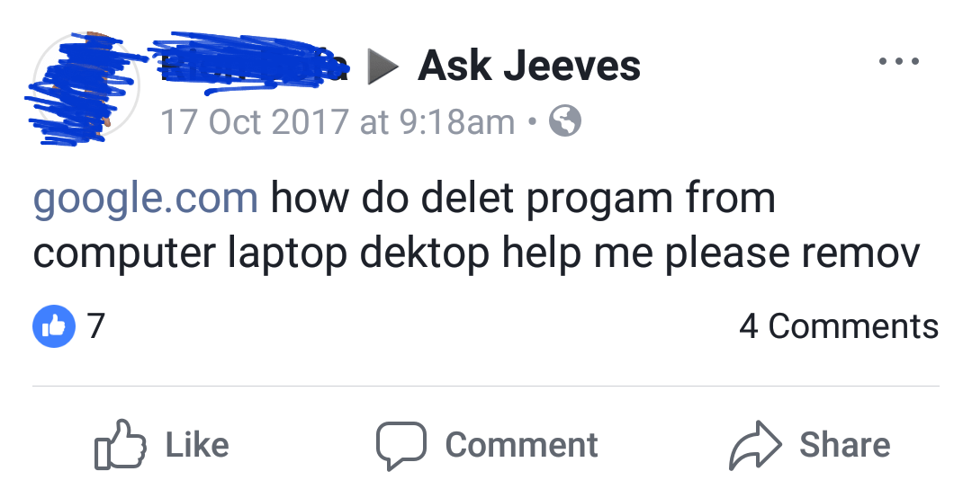 Why wont Google answer me r/oldpeoplefacebook