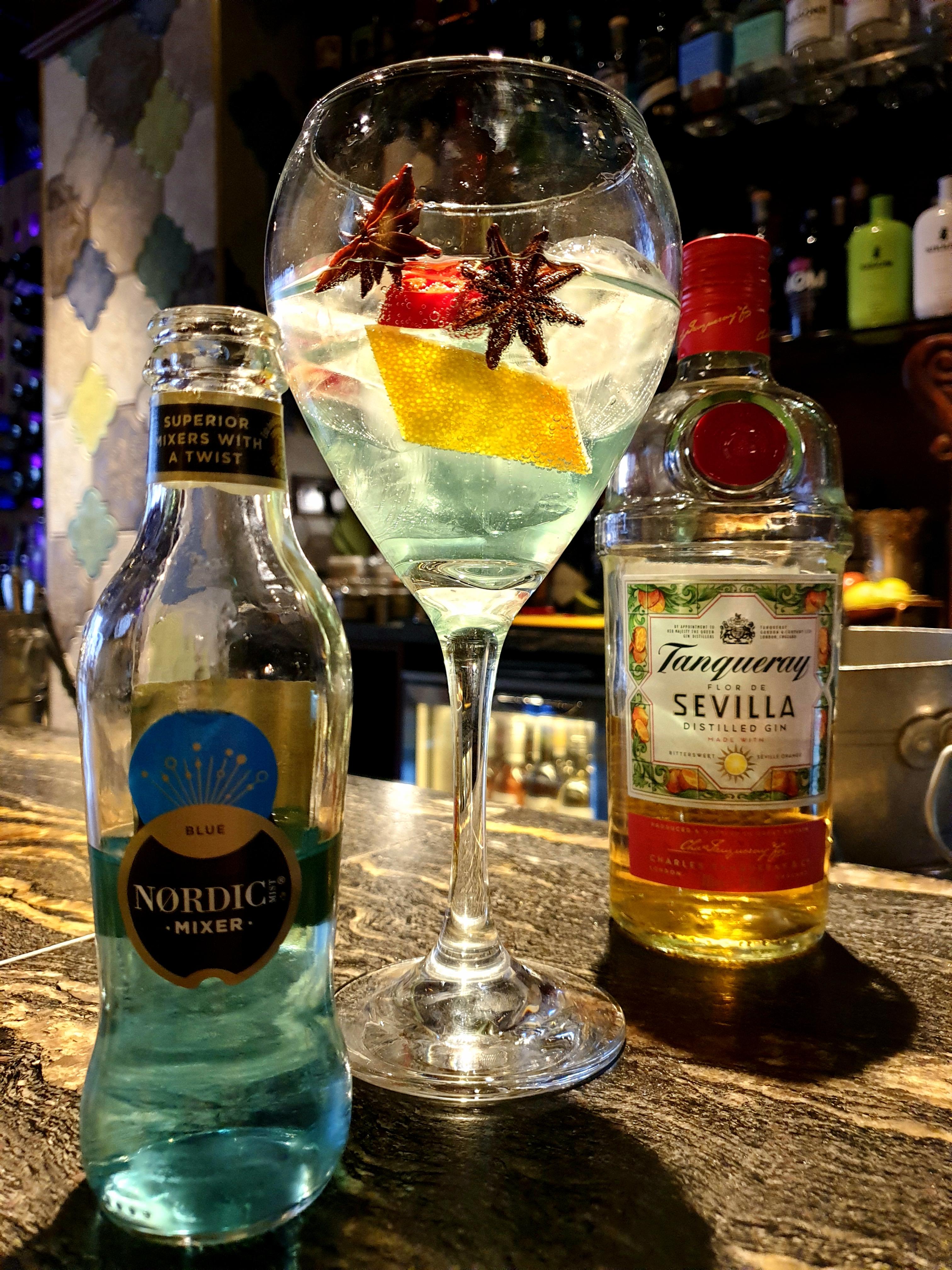 An invention from the other day Tanq Sevilla, fresh chilli, grapefruit