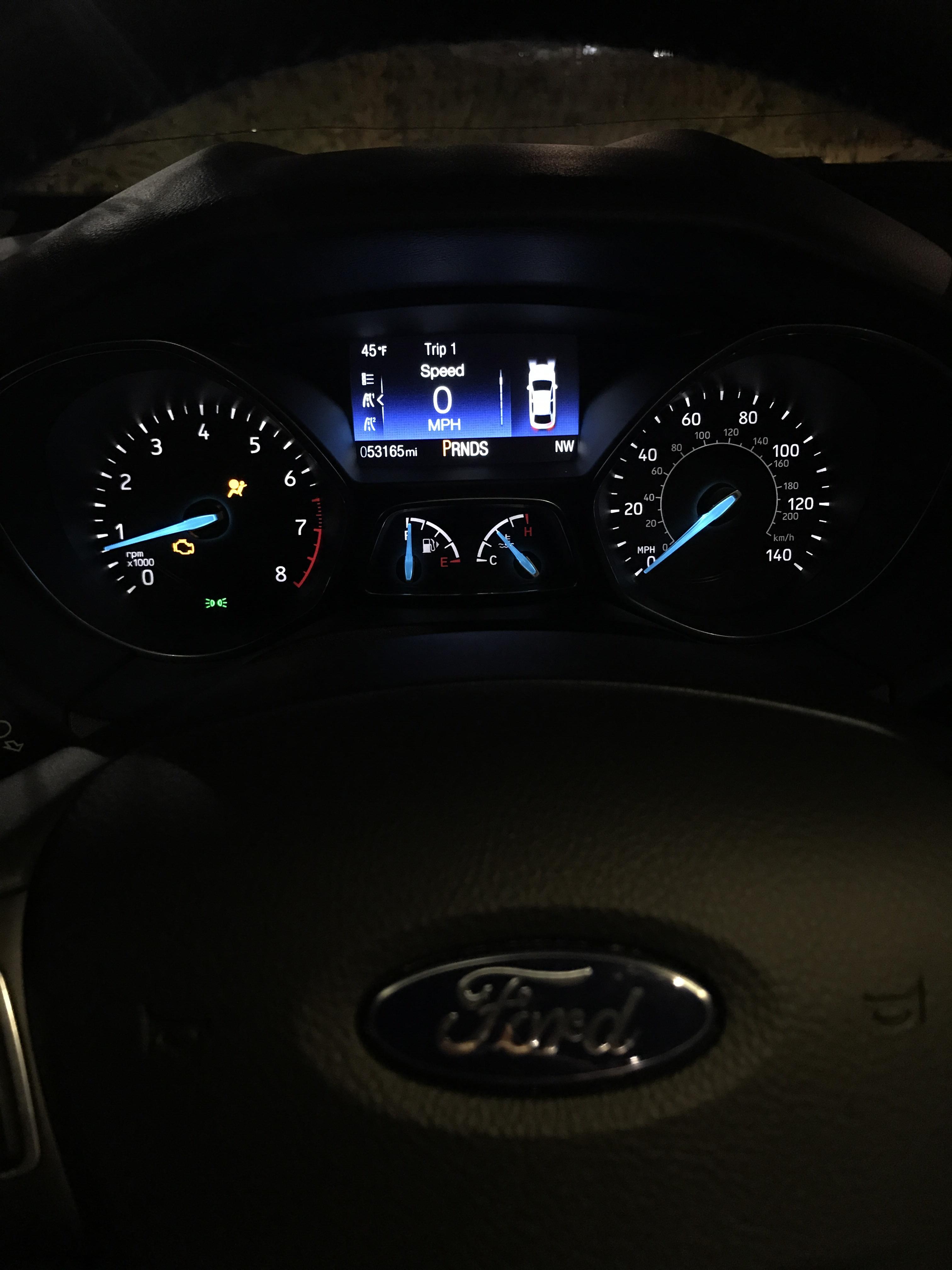 UPDATE So my car is a 2016 Ford Focus automatic transmission with