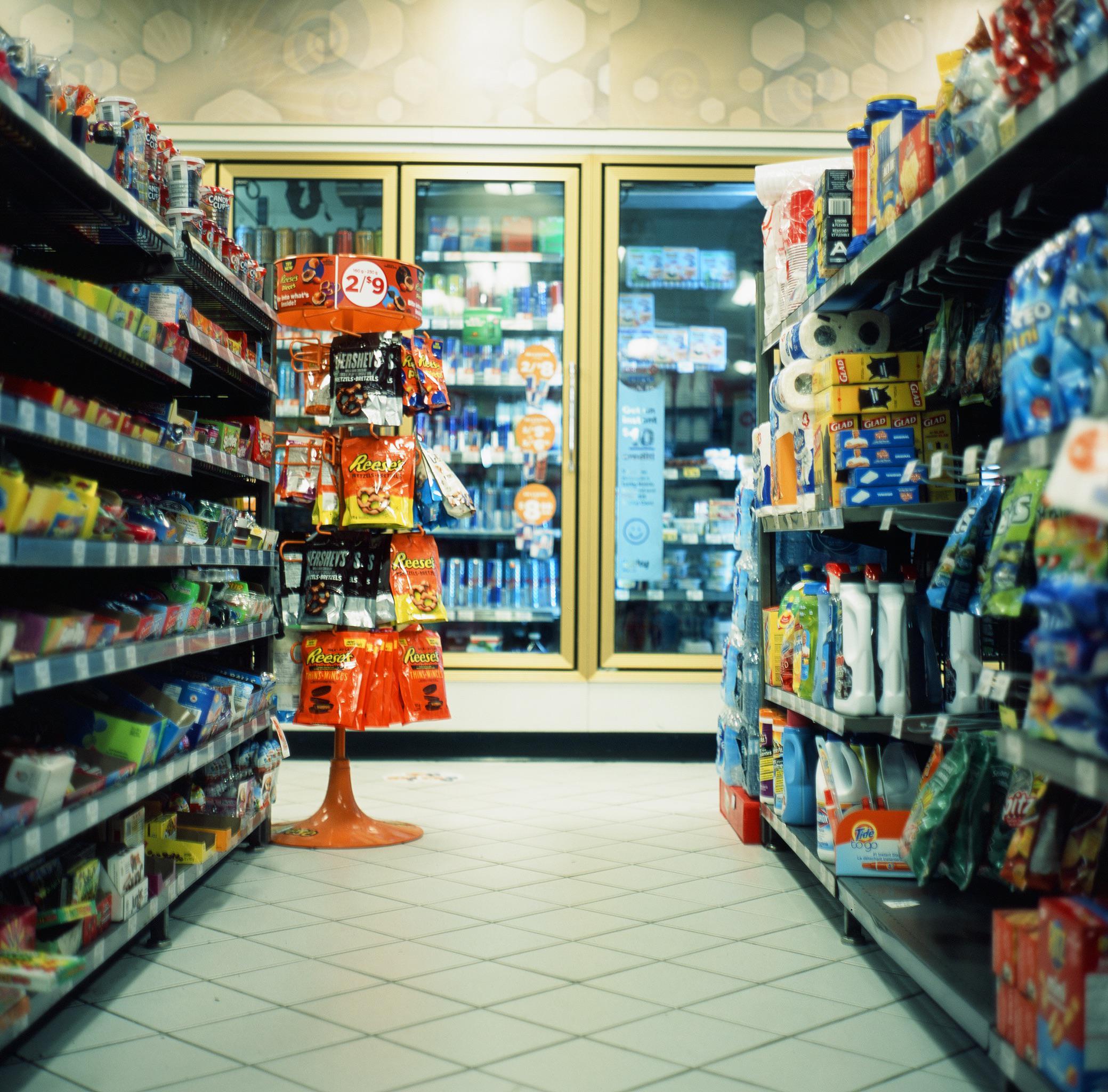 Corner store [Provia 100 Bronica EC 75mm F/2.8 ] r/analog