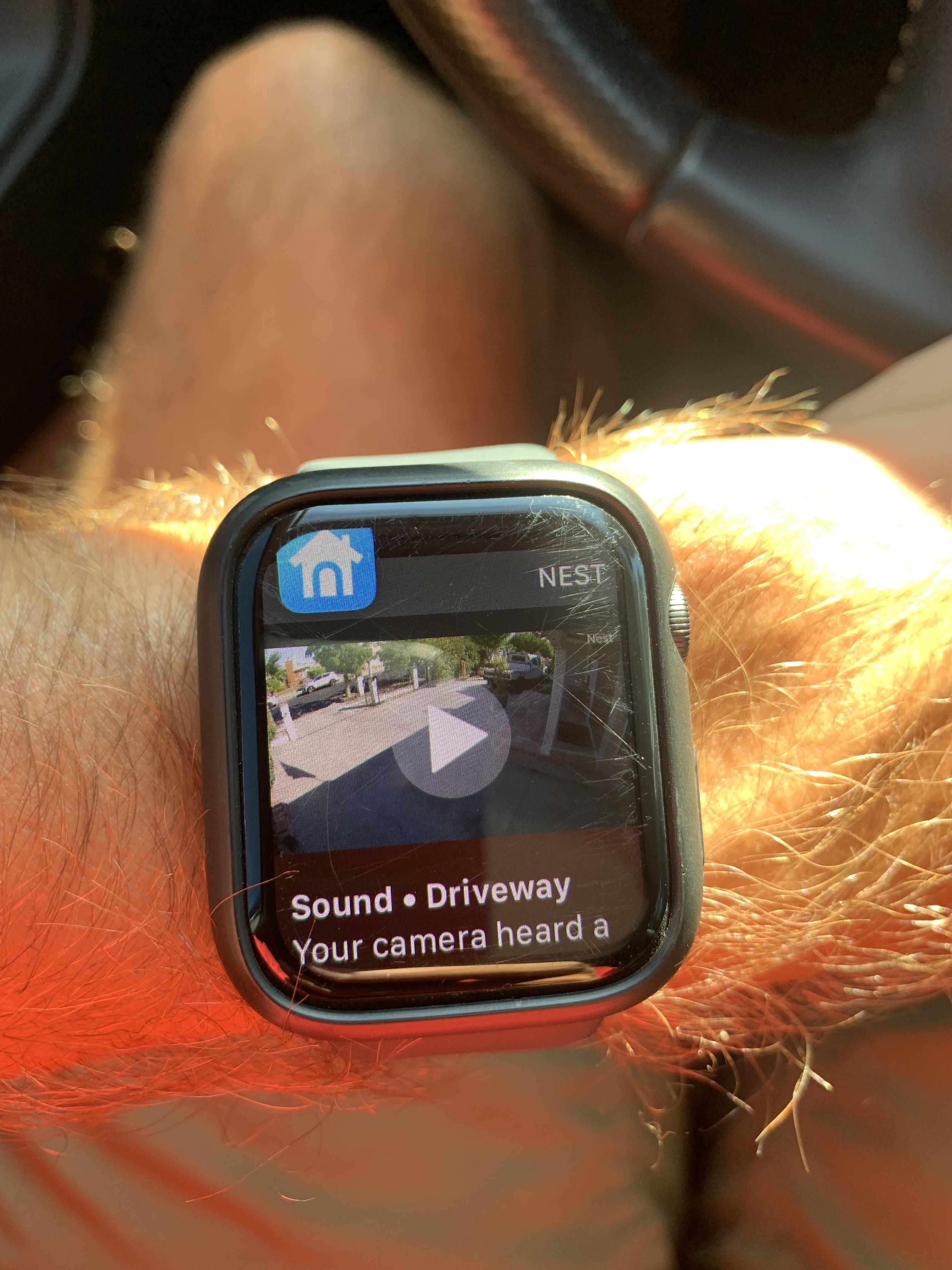 Apple Watch Notification that plays????? Nest