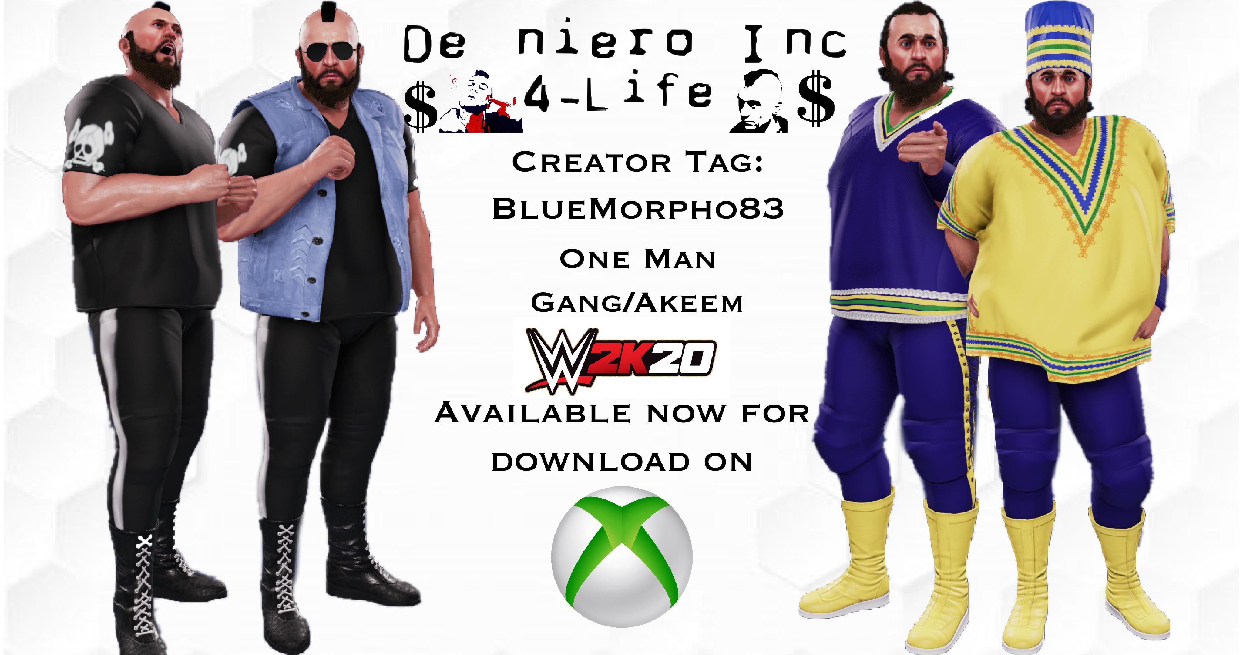 One Man Gang/Akeem the African Dream by BlueMorpho83 r/WWEGames