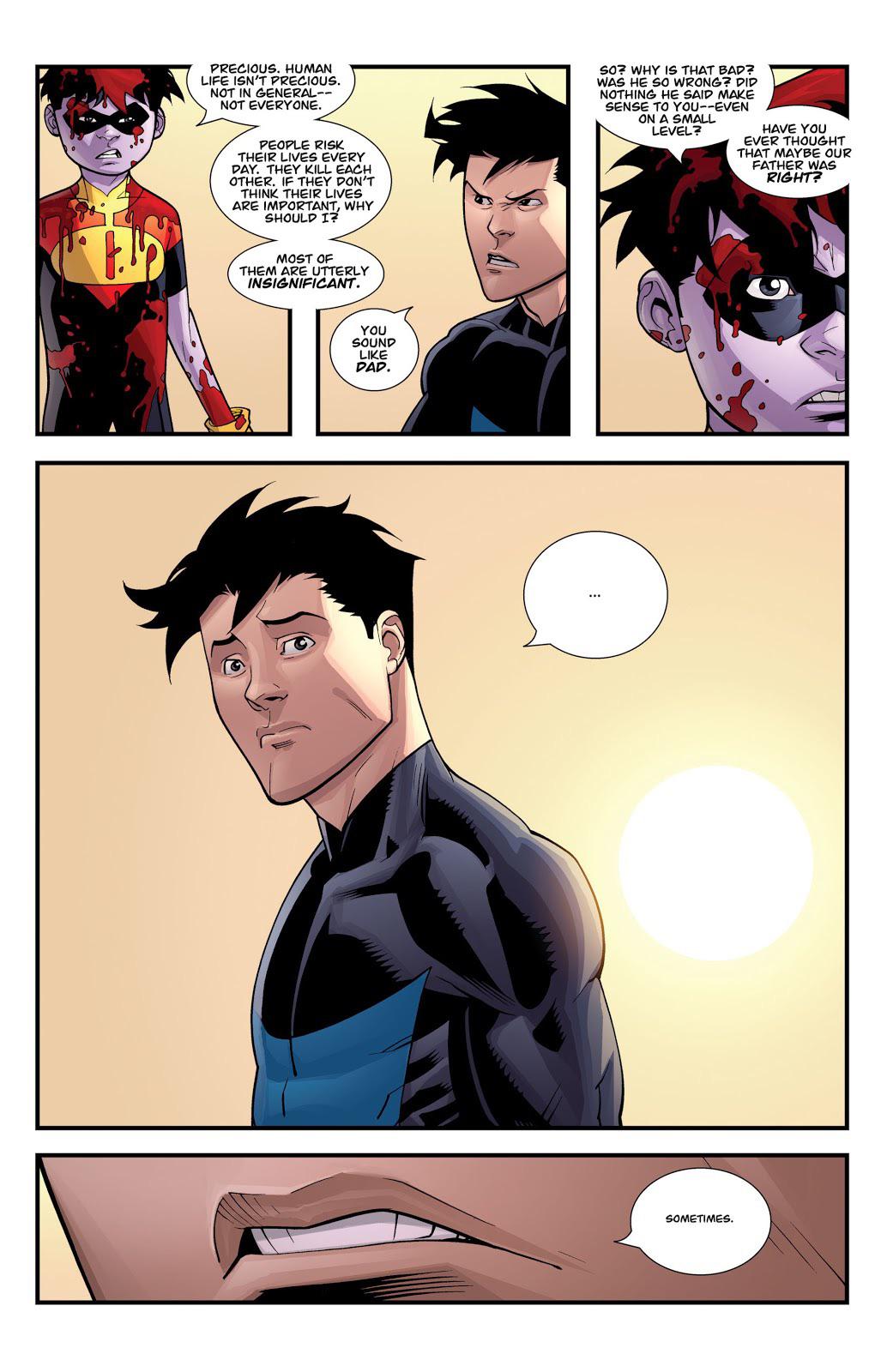 Does Mark ever elaborate on this? Invincible Vol 1 52 r/Invincible