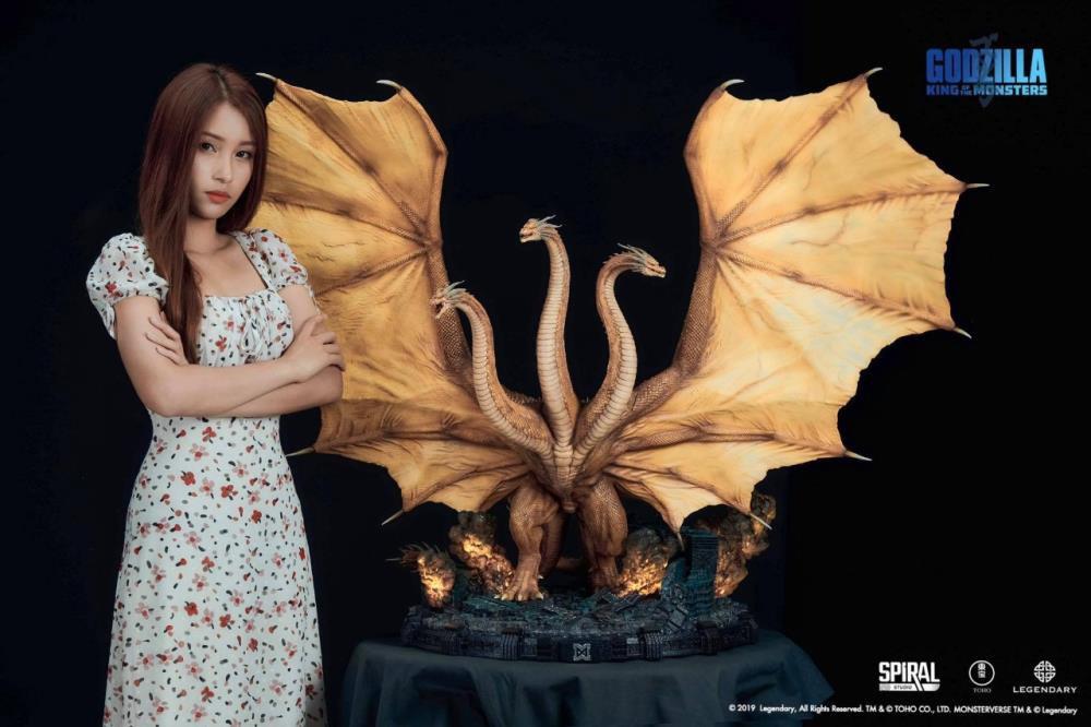 SPIRAL STUDIOS King Ghidorah. It hurts how amazing this is. r/GODZILLA