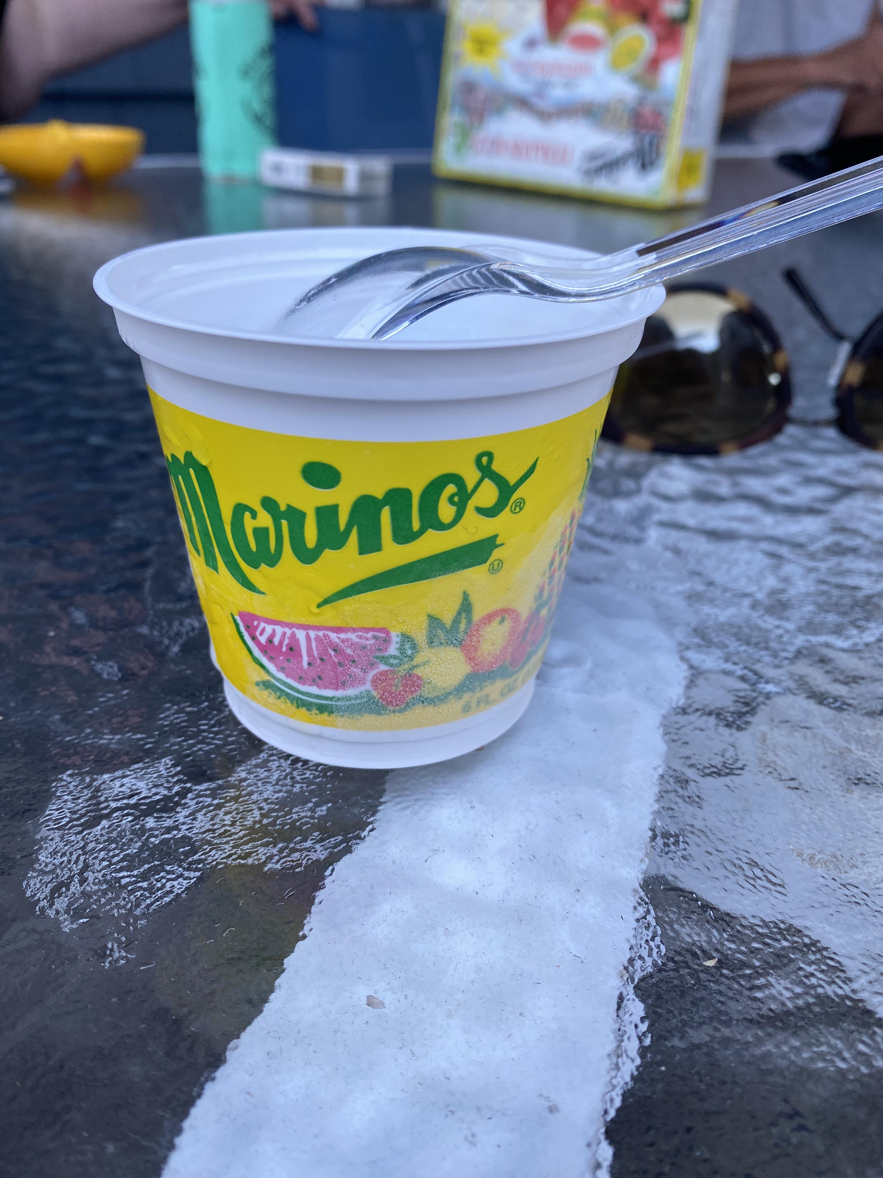 Marino’s Italian Ice do you have a name for the bottom? My family and