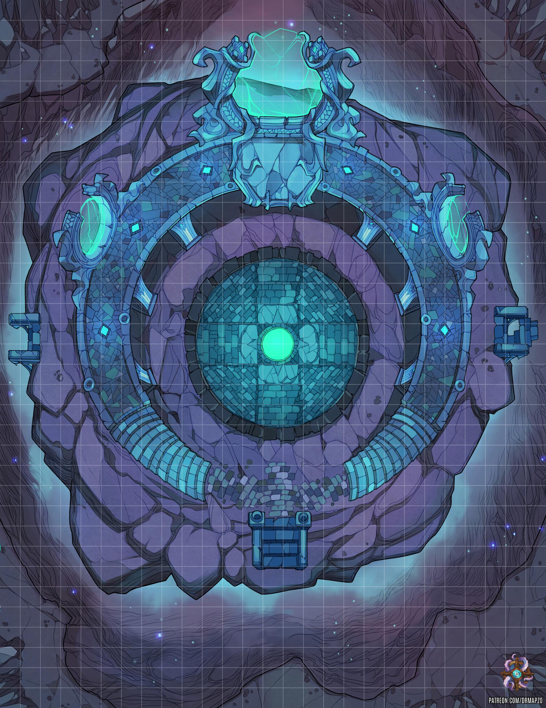 Underground Magic Portals 27x35 r/battlemaps