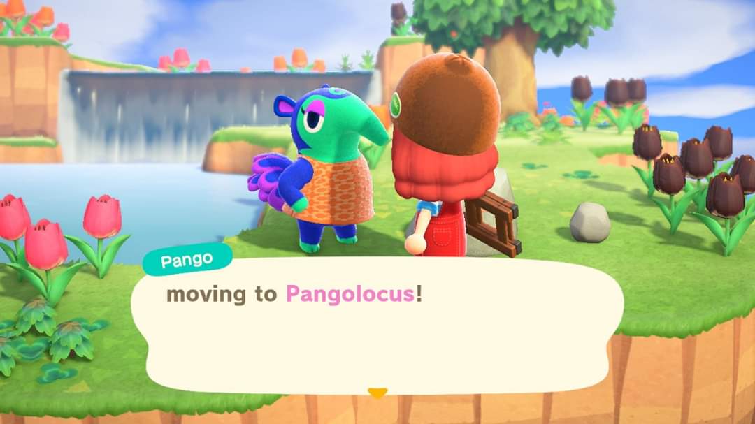 I named my island 'Pangolocus' meaning pangolin place. As a newbie I got super excited when