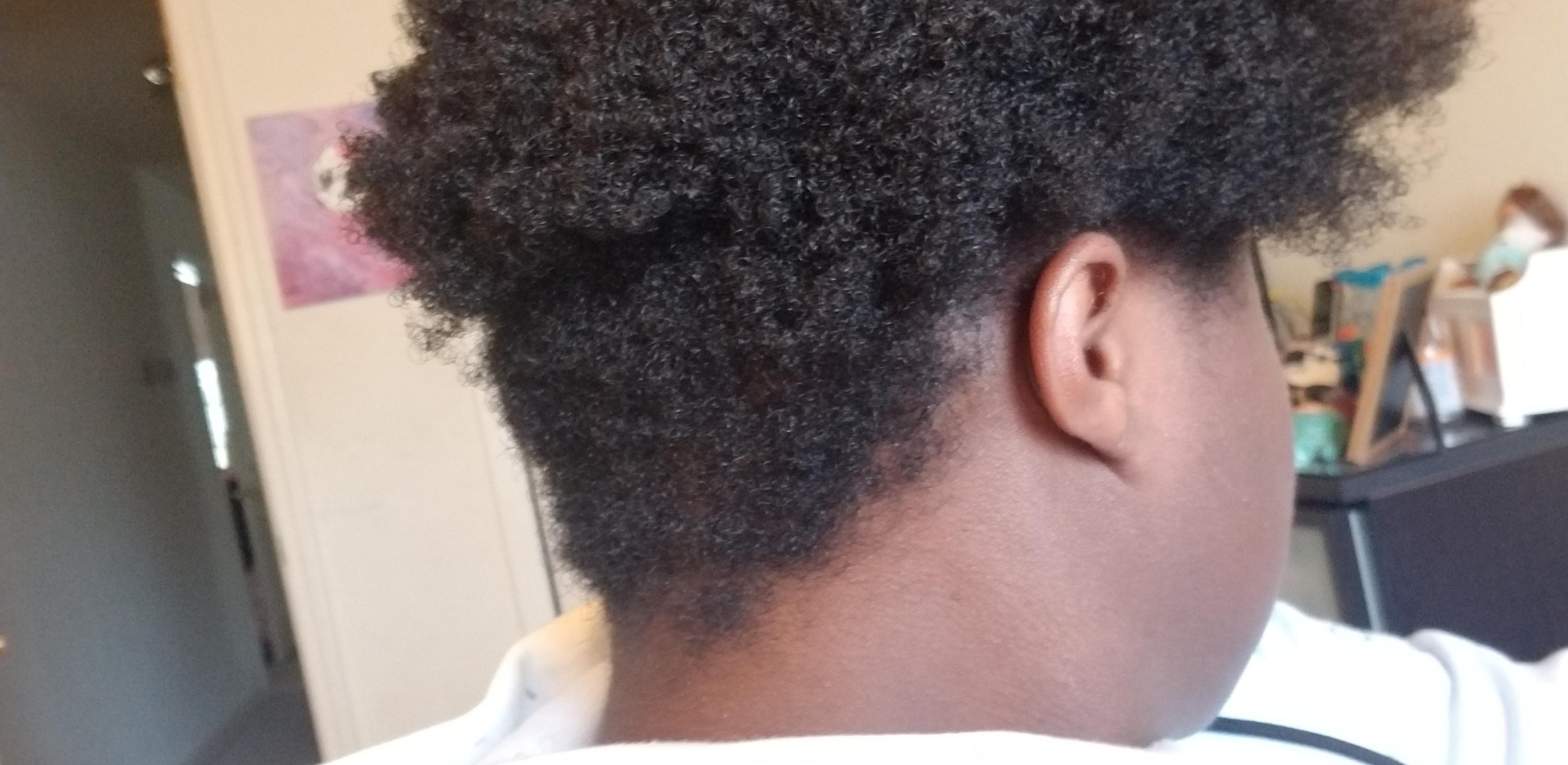 I posted awhile ago mentioned how my hair was short in the back, I just