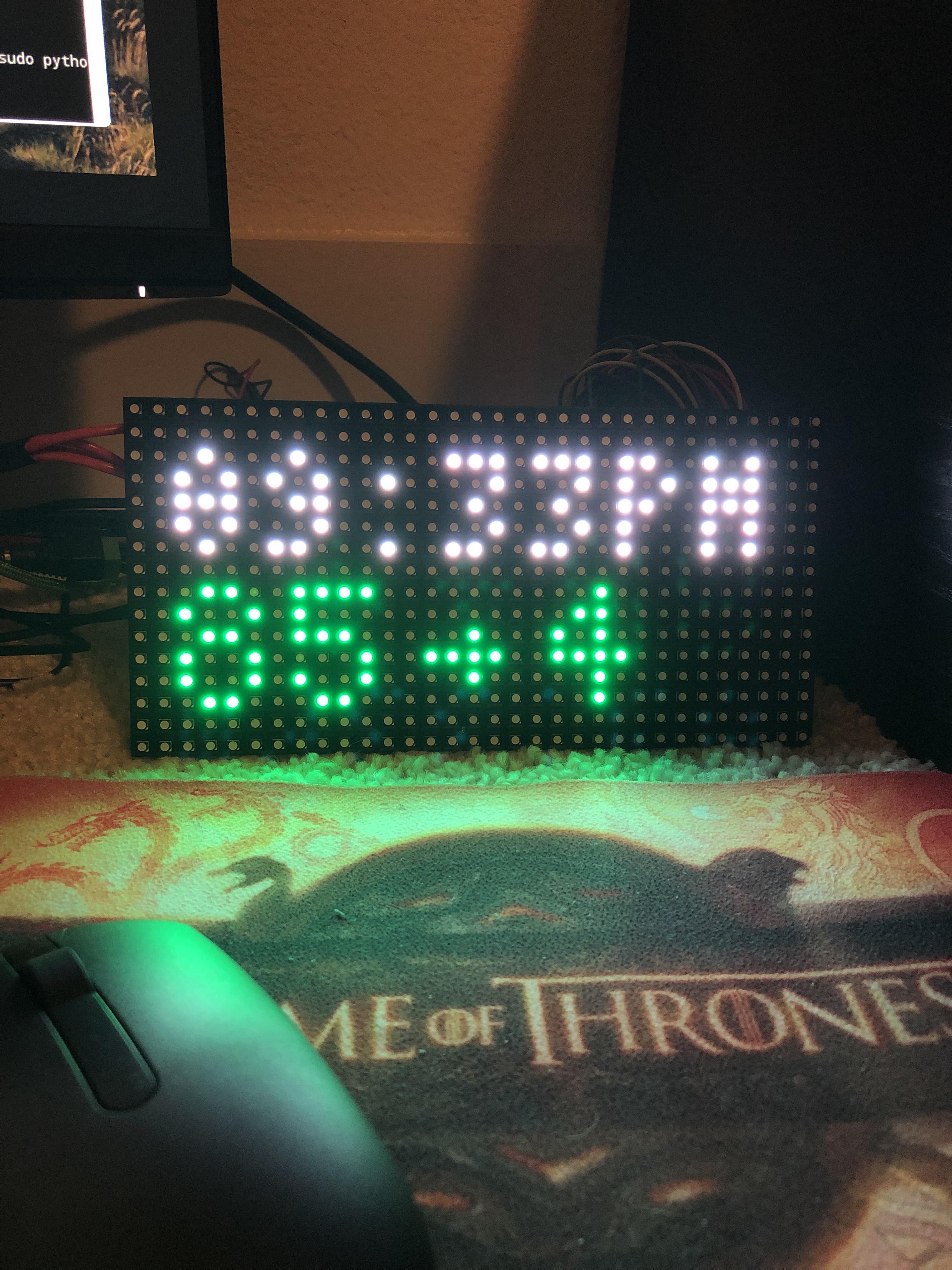 G6 —> LED Matrix diabetes