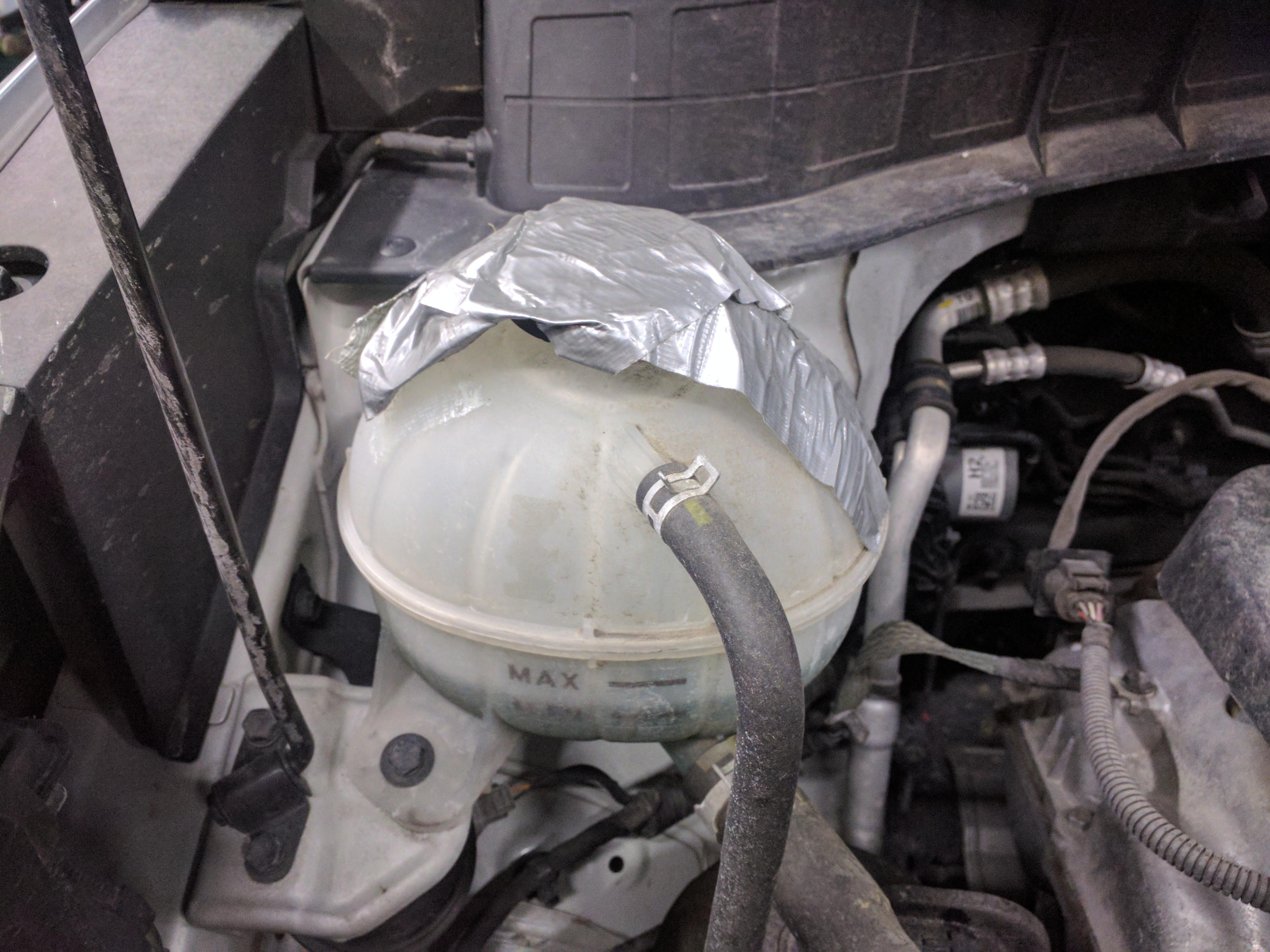 A good way to effectively lower the boiling point of your coolant about