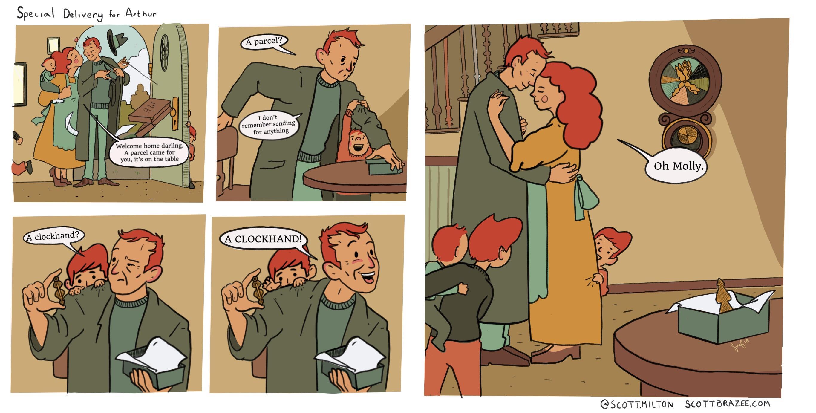 Arthur And Molly Weasley Fan Art