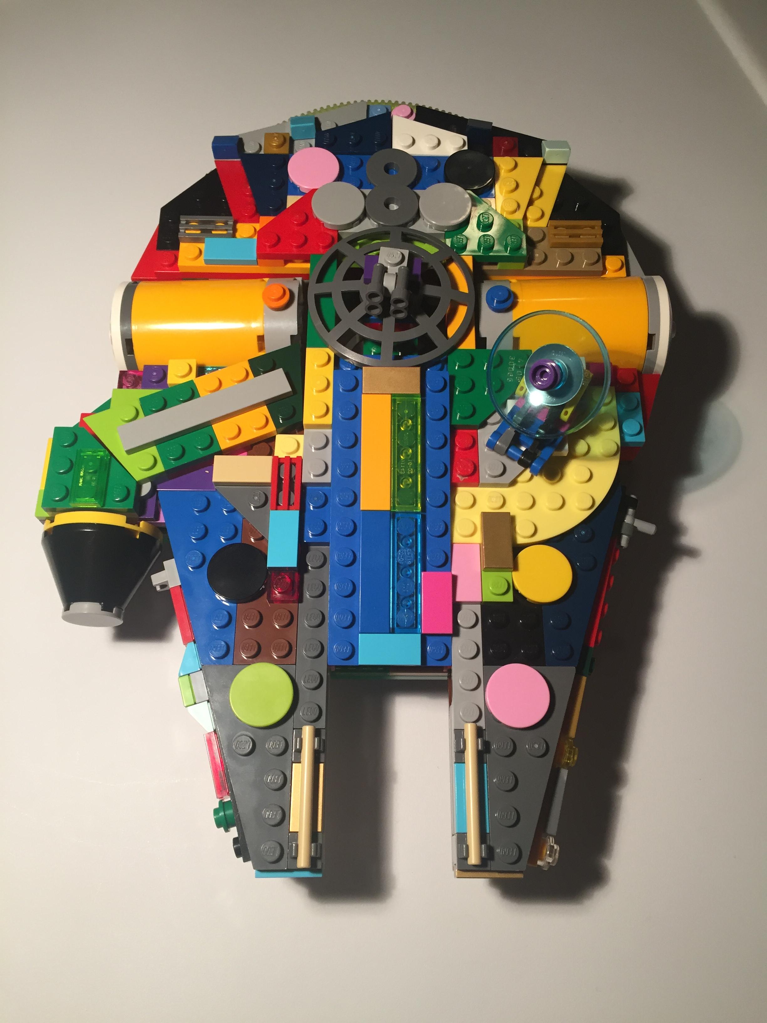 Inspired by a recent Millennium Falcon rainbow rebuild. 10/10, great