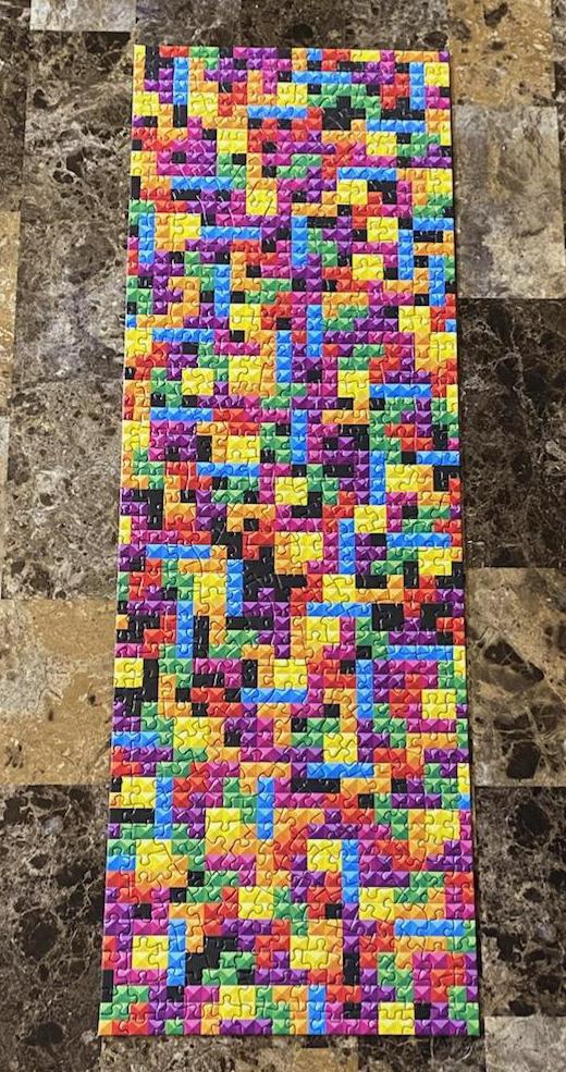 This was the hardest 500 piece puzzle I've ever completed. r/Tetris