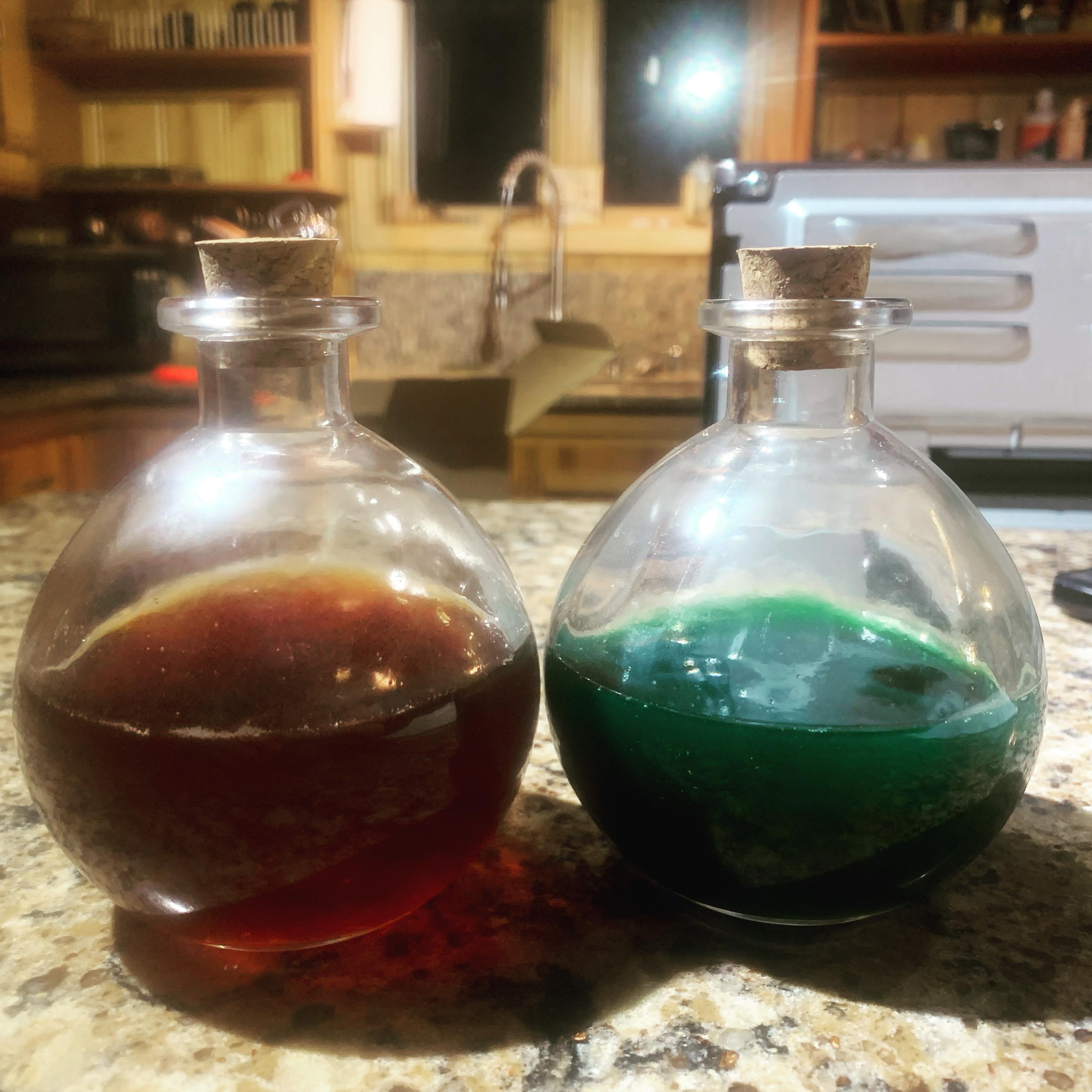 Blue(Syrian rue) and Red(acacia confusa) potions Ayahuasca