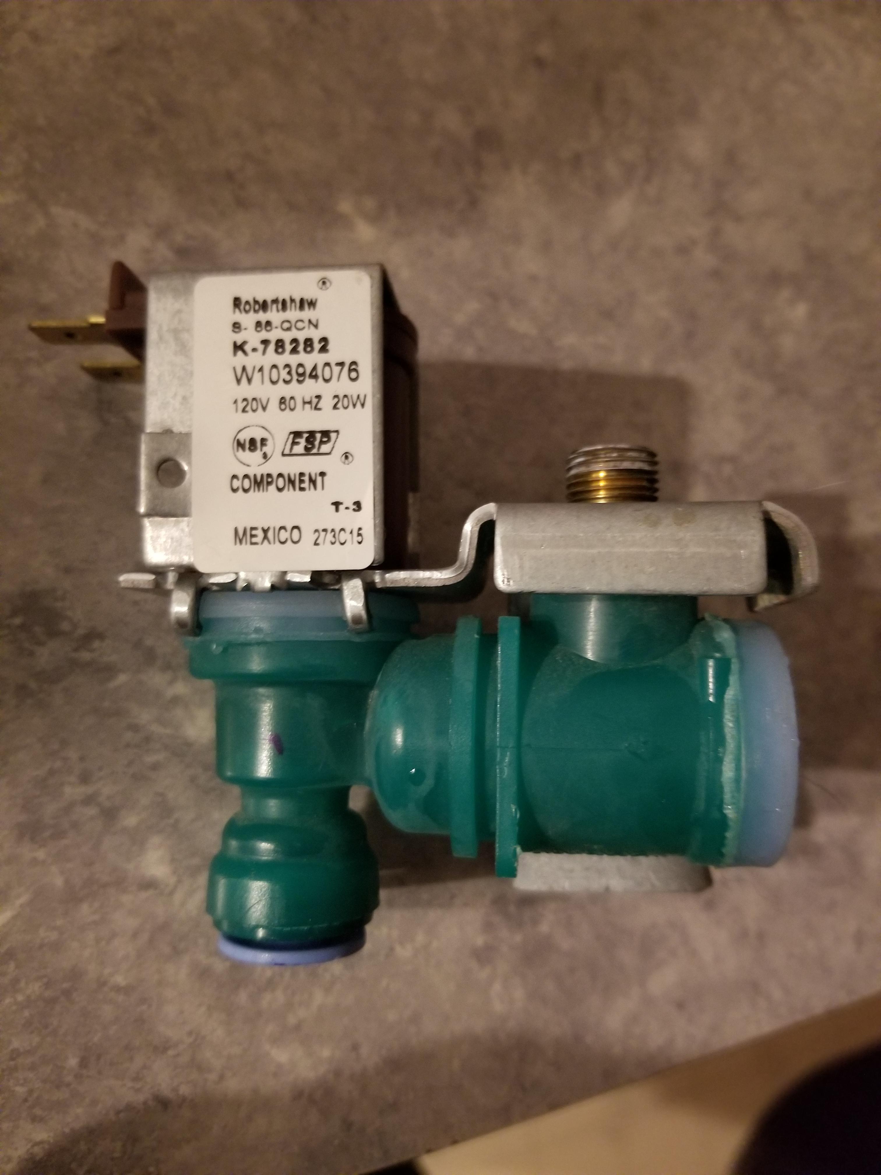 Fridge sprung a leak! Saved my self a couple hundred bucks on a service