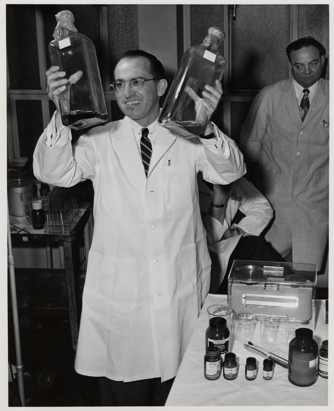Jonas Salk deserves the space at eye level on your bedroom