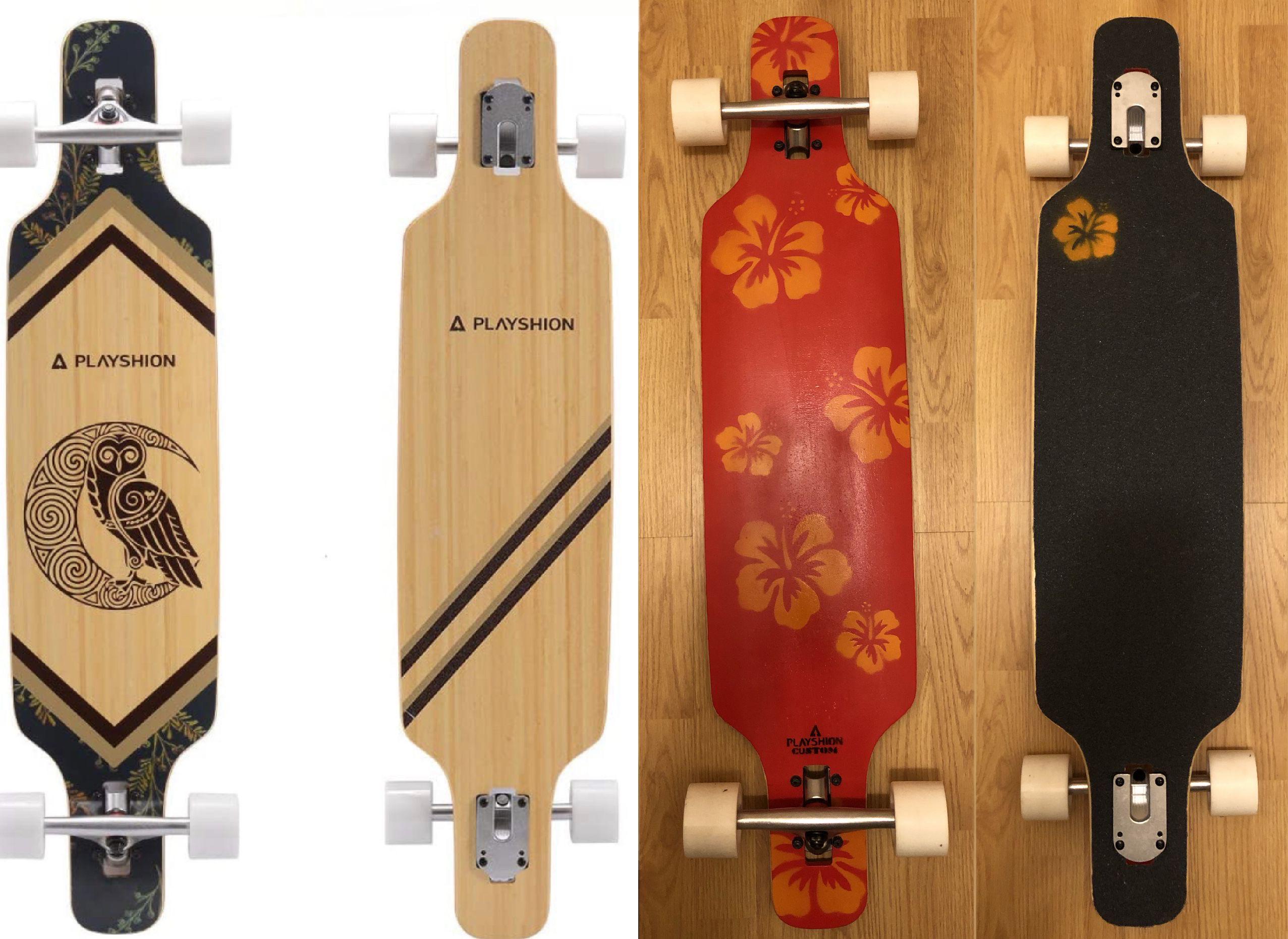 Finally finished customizing my first longboard! The stencils were hand