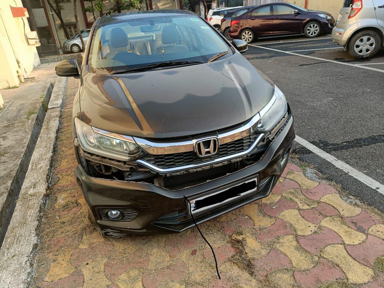 Bumper replacement cost missed the footpath while taking a uturn! I