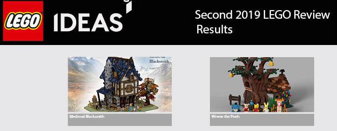 LEGO Ideas Second 2019 Review Results! Medieval Blacksmith and Winnie