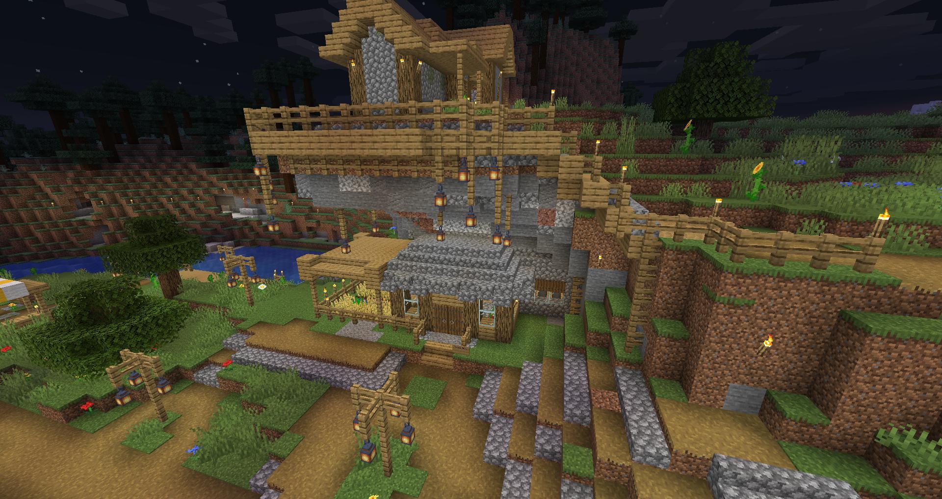 When lanterns were first introduced to Minecraft, I used quite a few to