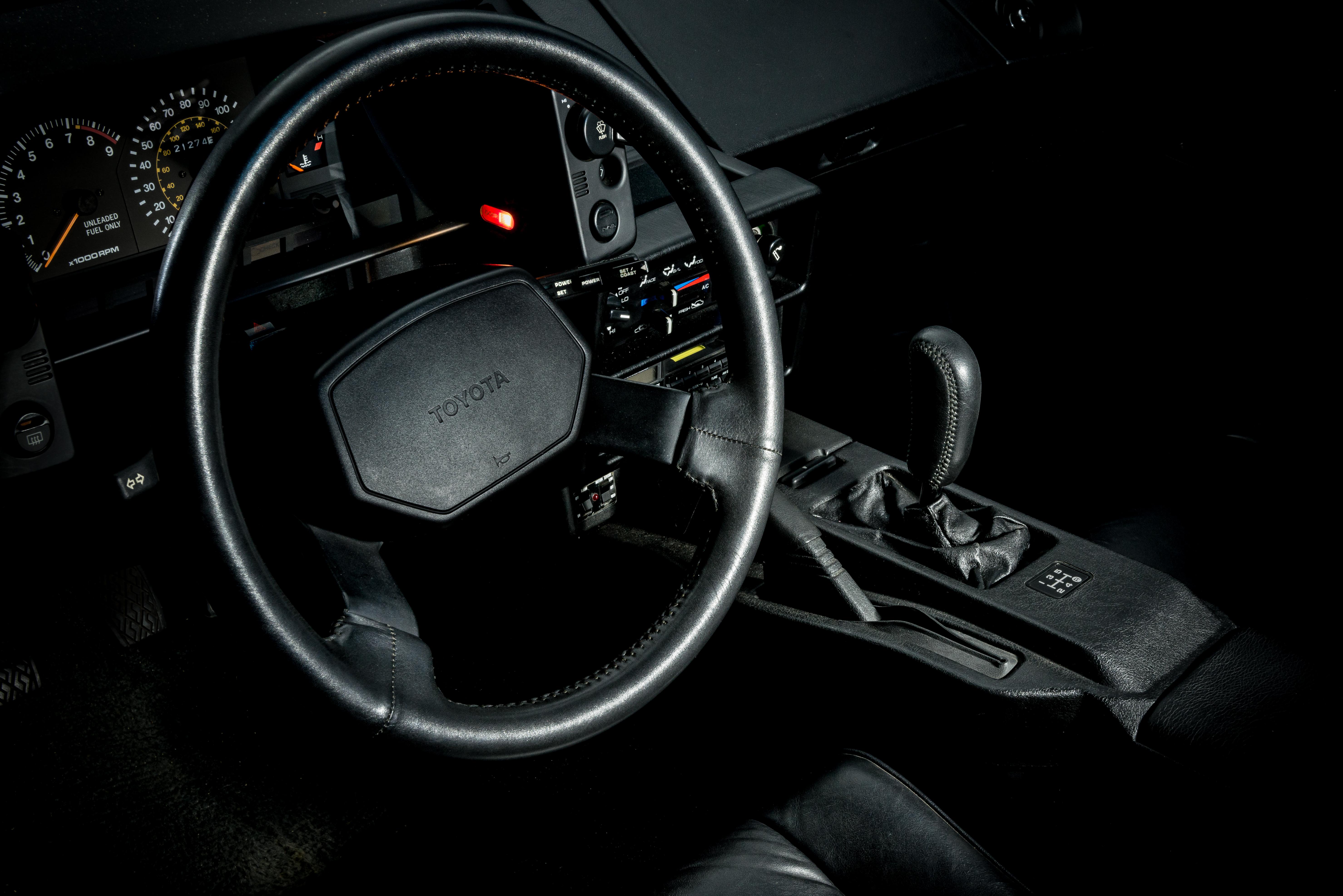 The Interior of an AllOriginal 21,000 mile 1986 Toyota MR2 [OC][5914 x