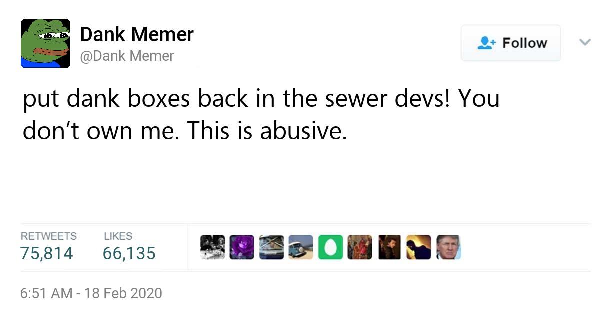 Dank memer said it himself... dankmemer