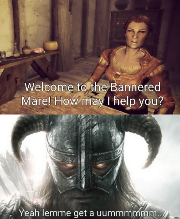 Oh, there once was a hero named Ragnar the Red SkyrimMemes