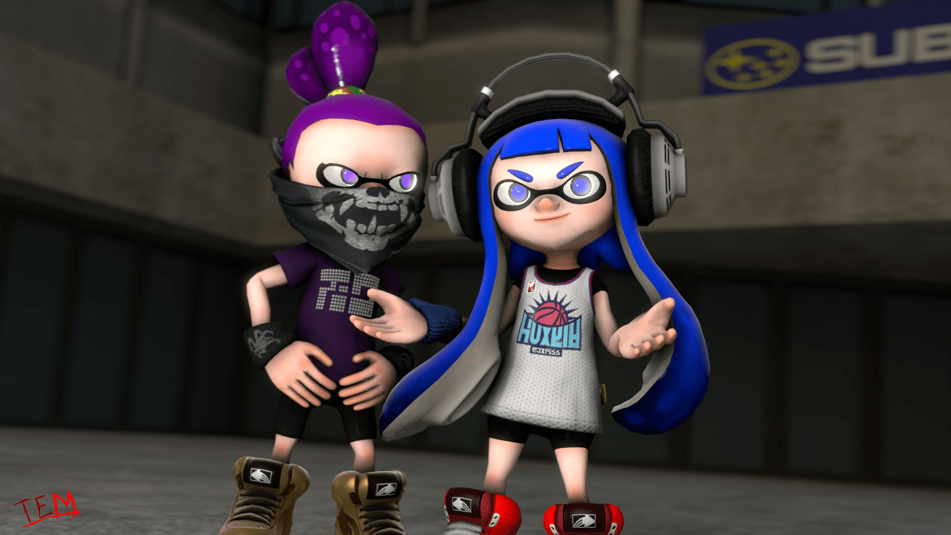 Headphones 'n' Skull r/splatoon