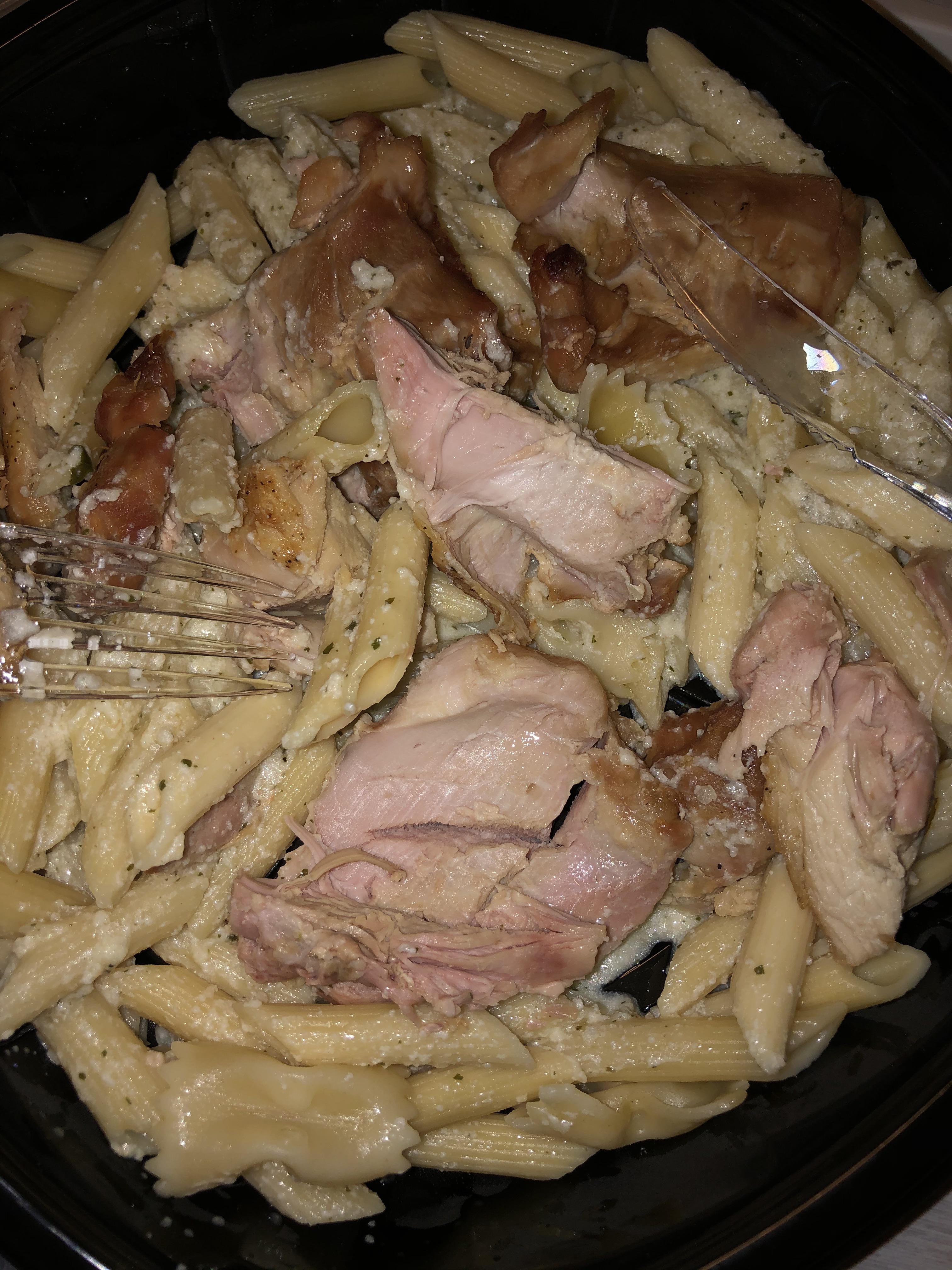 is this chicken too pink to eat? it’s from my college cafeteria and i