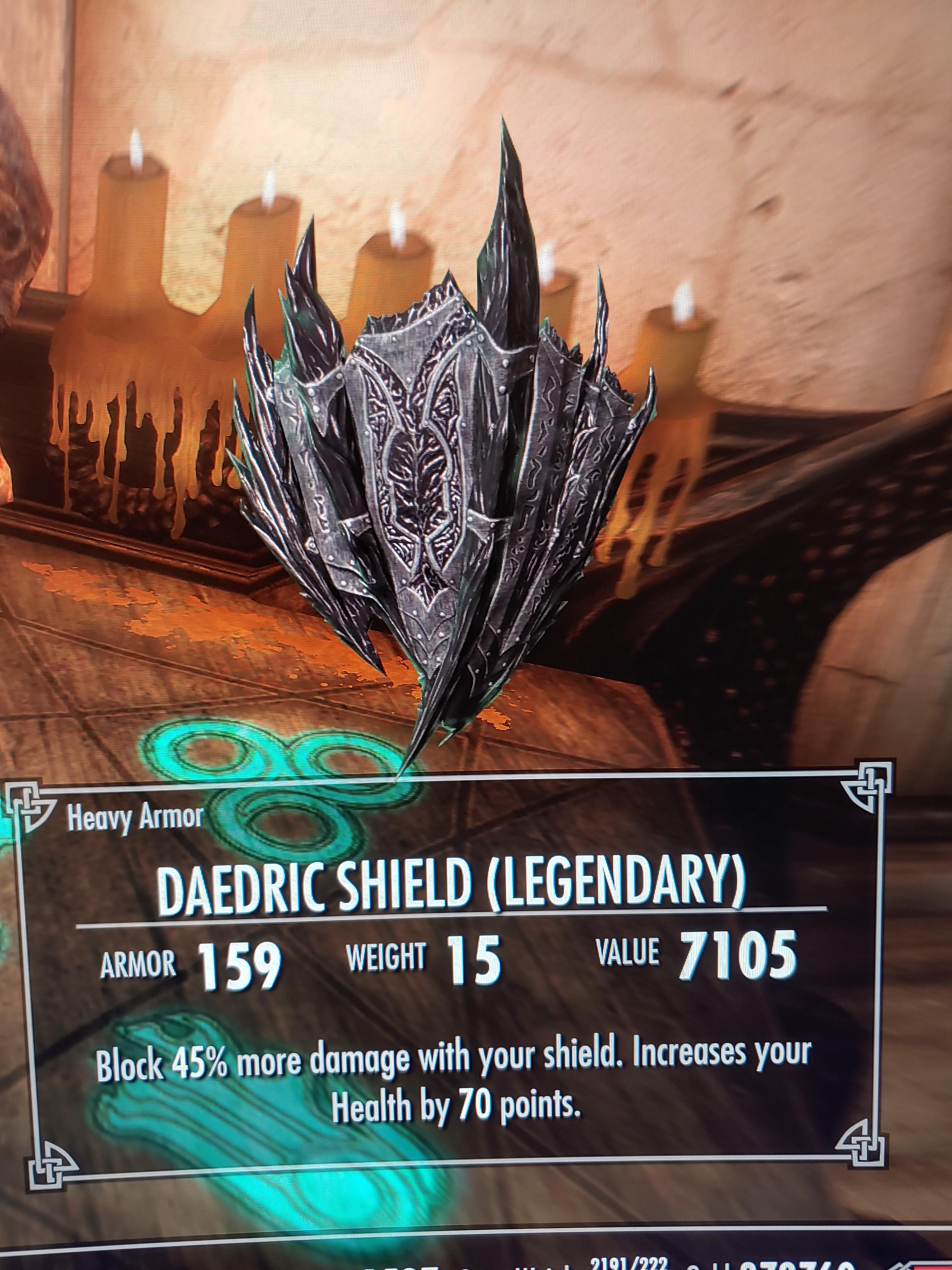 This is how good my shield is. r/skyrim