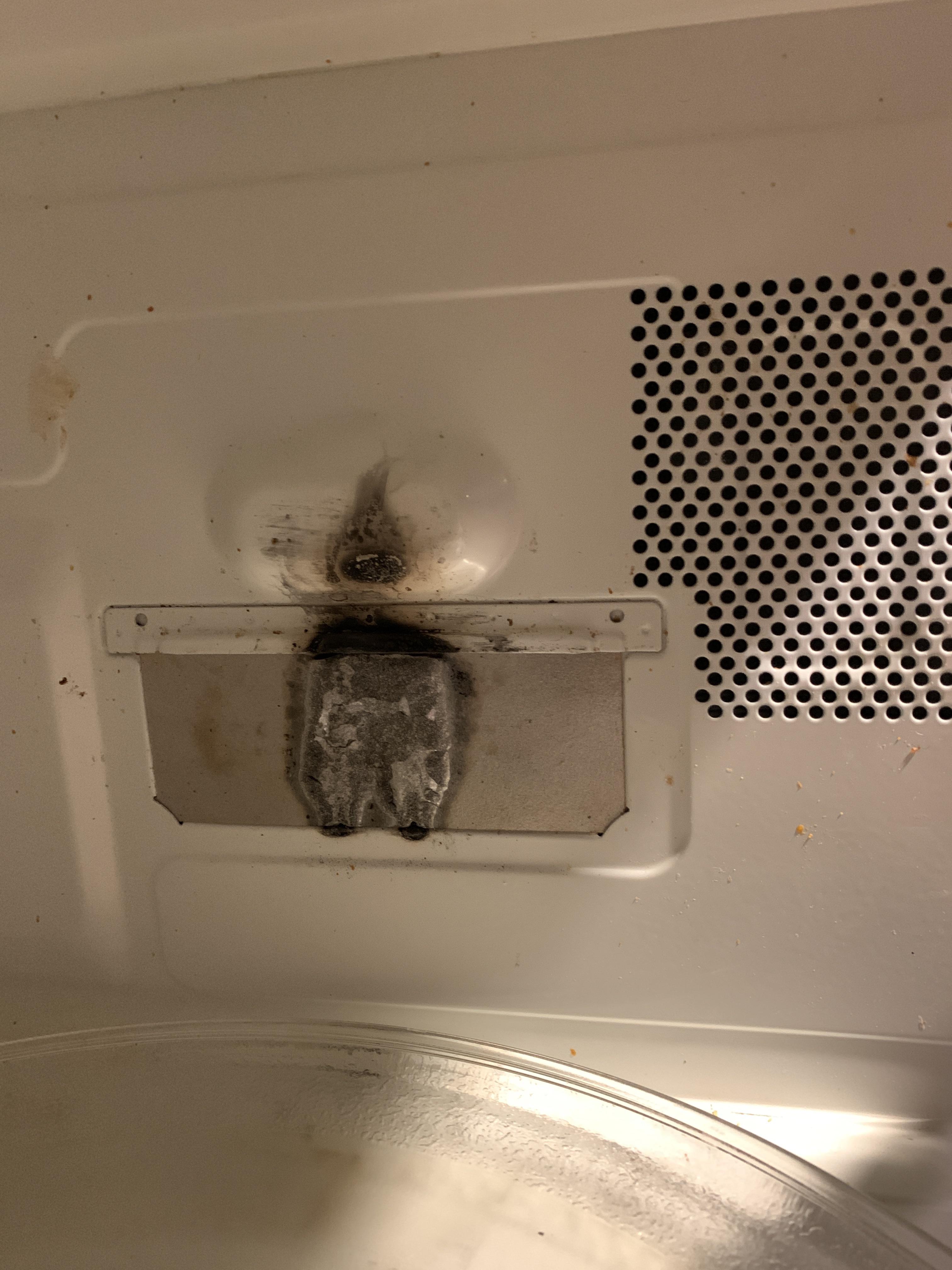 Help! Microwave went on fire. r/Appliances