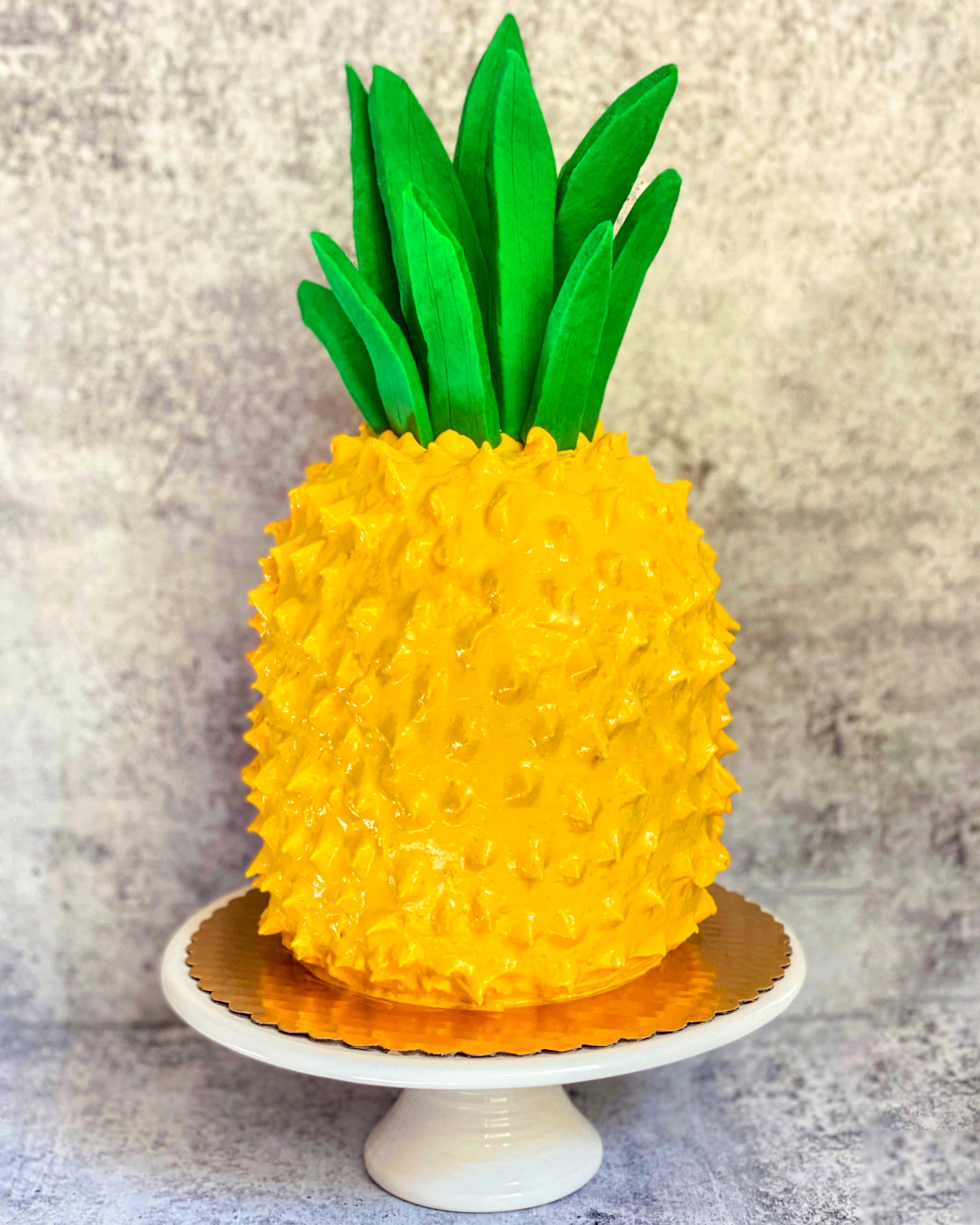 Pineapple Shaped Cake