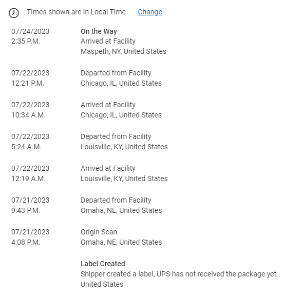 Next day air saver... I'm not getting it today am I... r/UPS