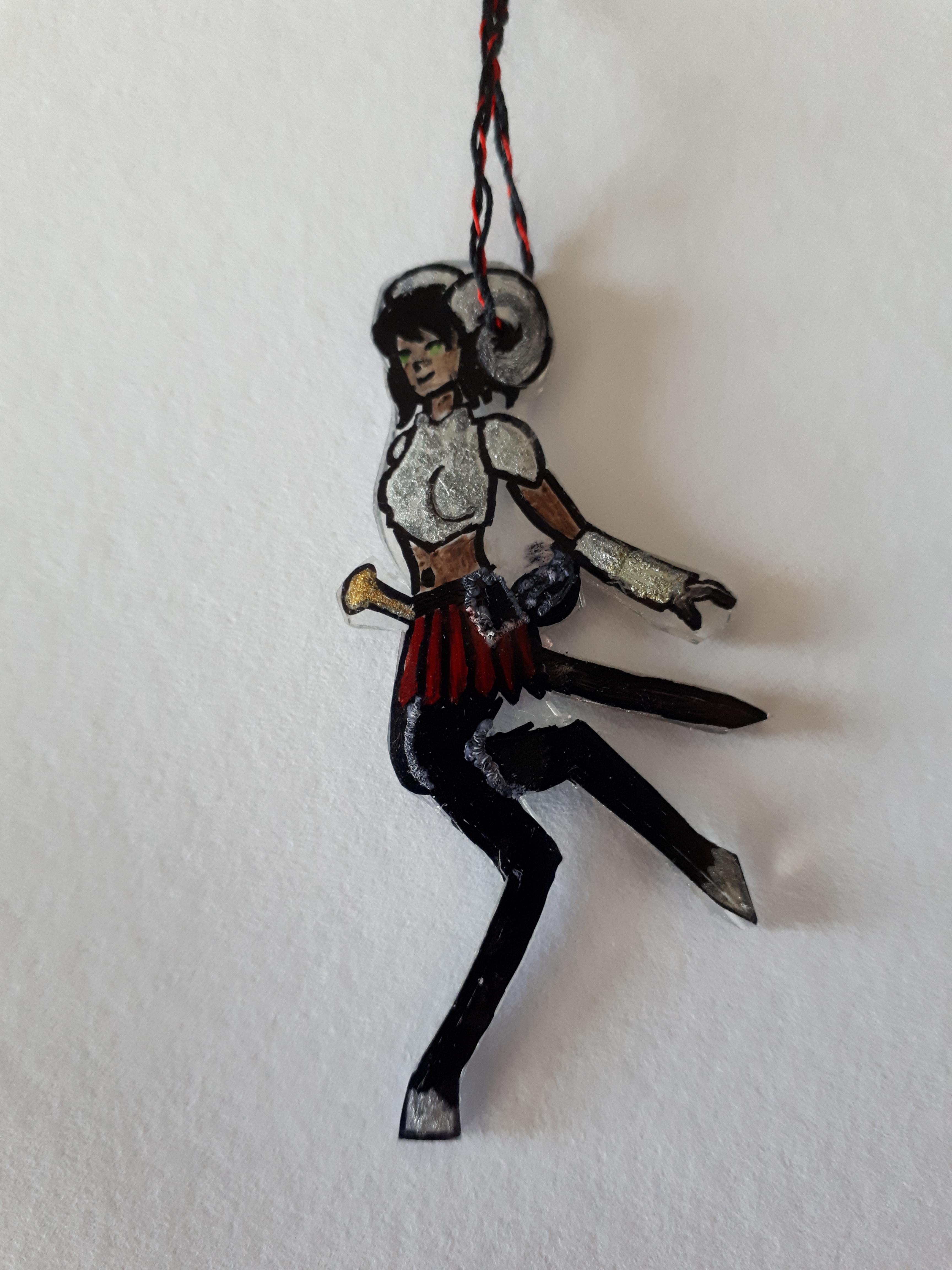 I've started selling unique DnD phone charms on Etsy! This is my faun